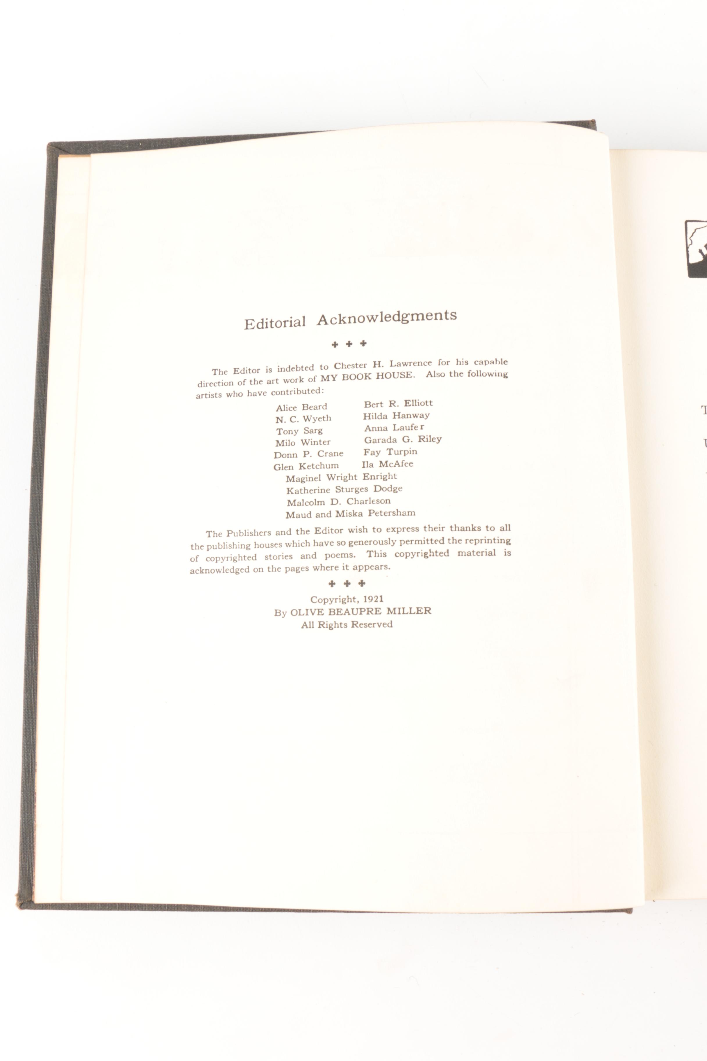 "My Book House" Vol. I–V Storybook Collection, Early 20th Century