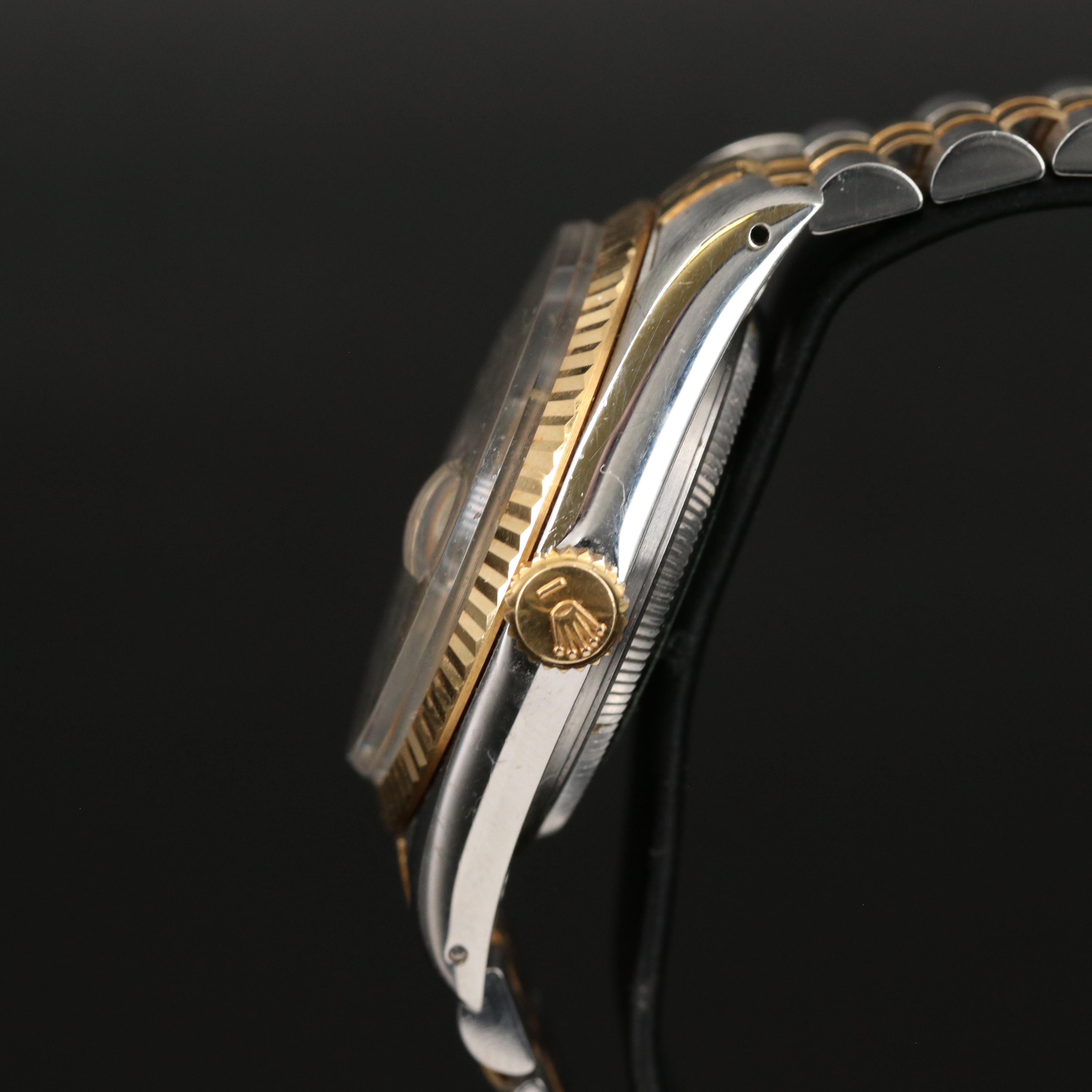 1986 Rolex Datejust 18K and Stainless Steel Automatic Watch