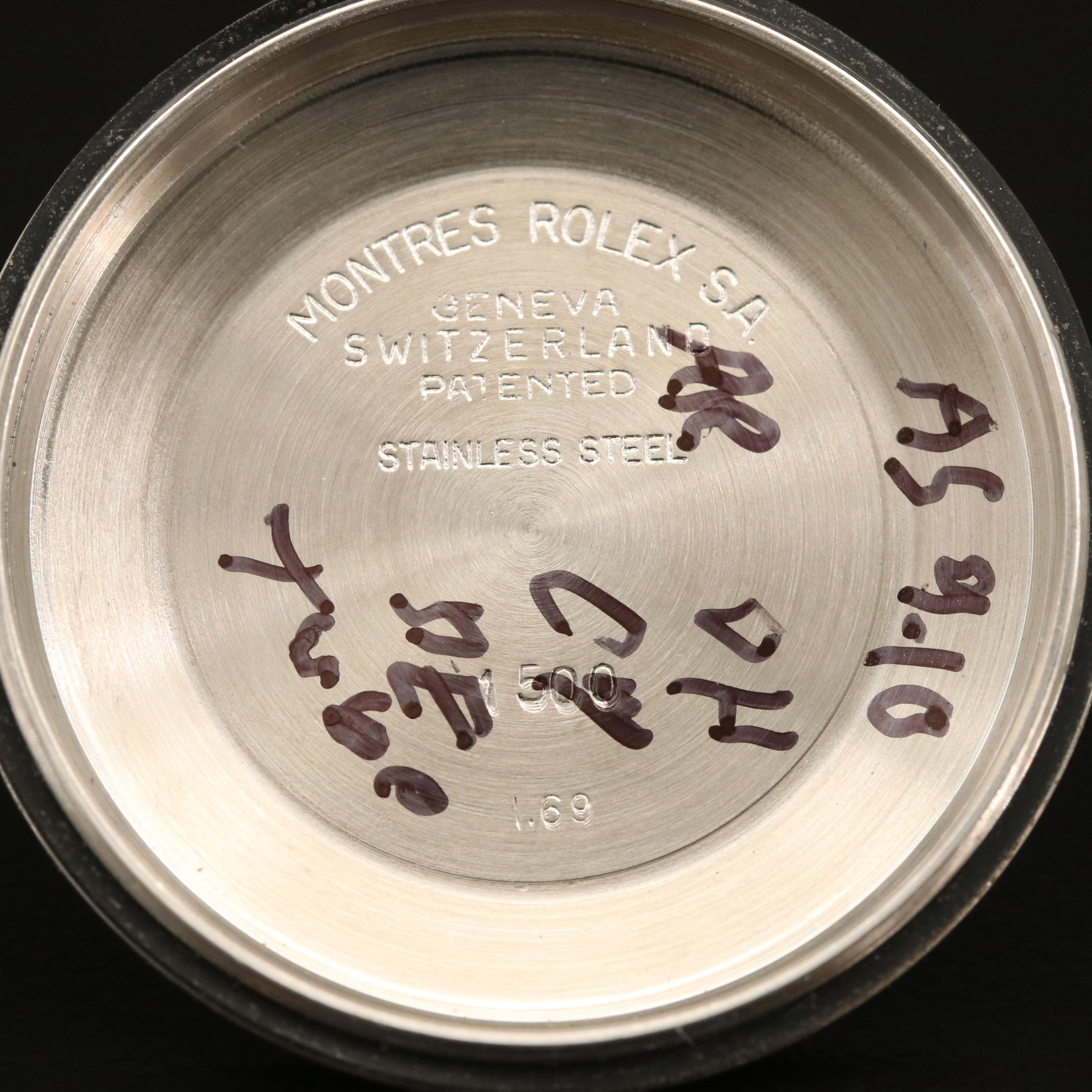 1969 Rolex Oyster Perpetual Date Stainless Steel Watch