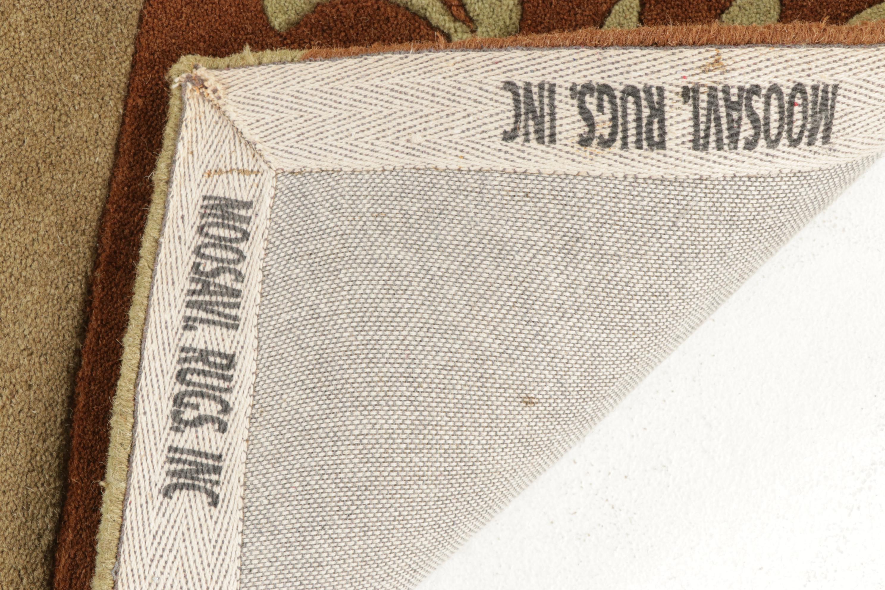 7'9 x 9'7 Hand-Tufted Indian Modern Style Rug, 2010s