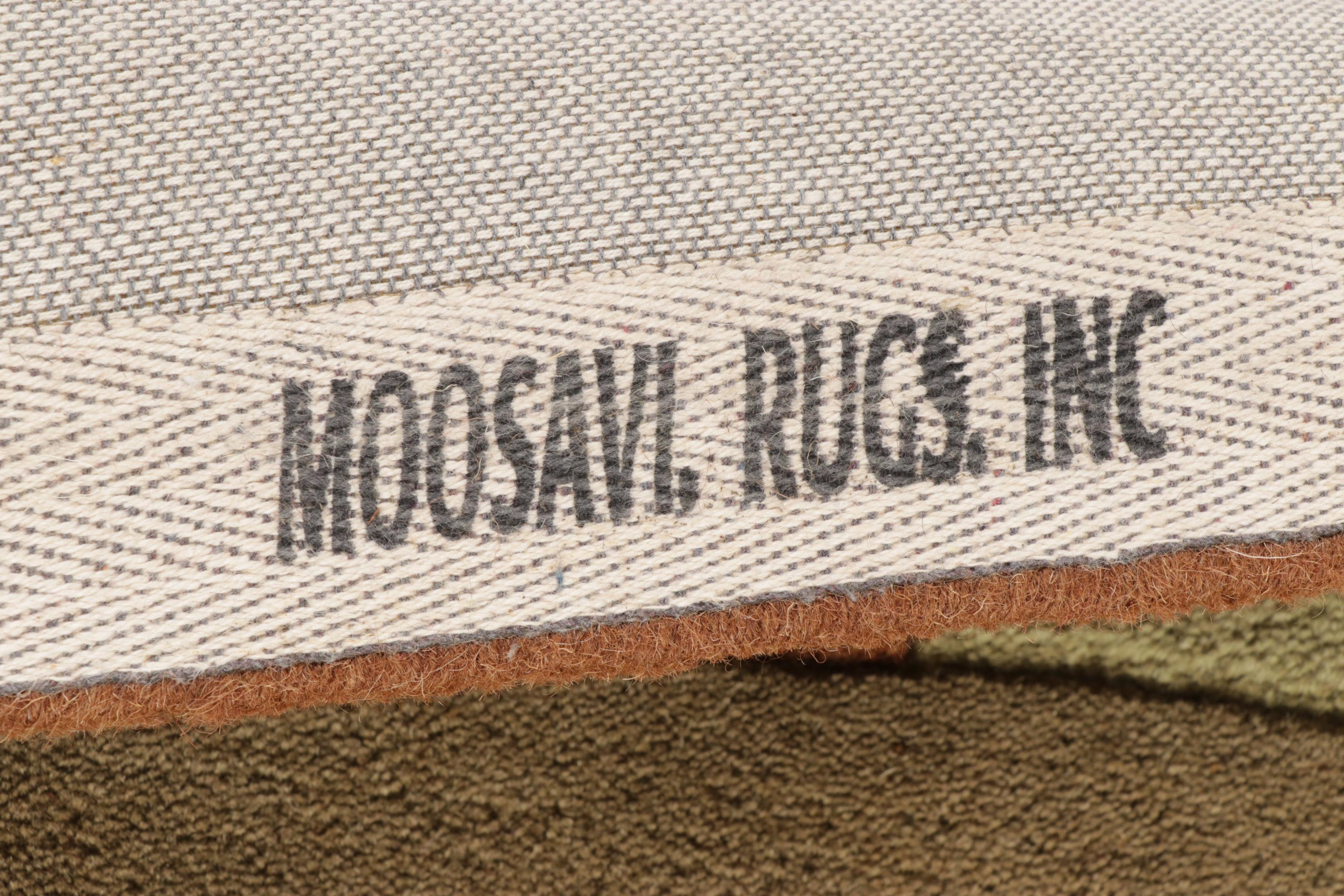 7'9 x 9'7 Hand-Tufted Indian Modern Style Rug, 2010s