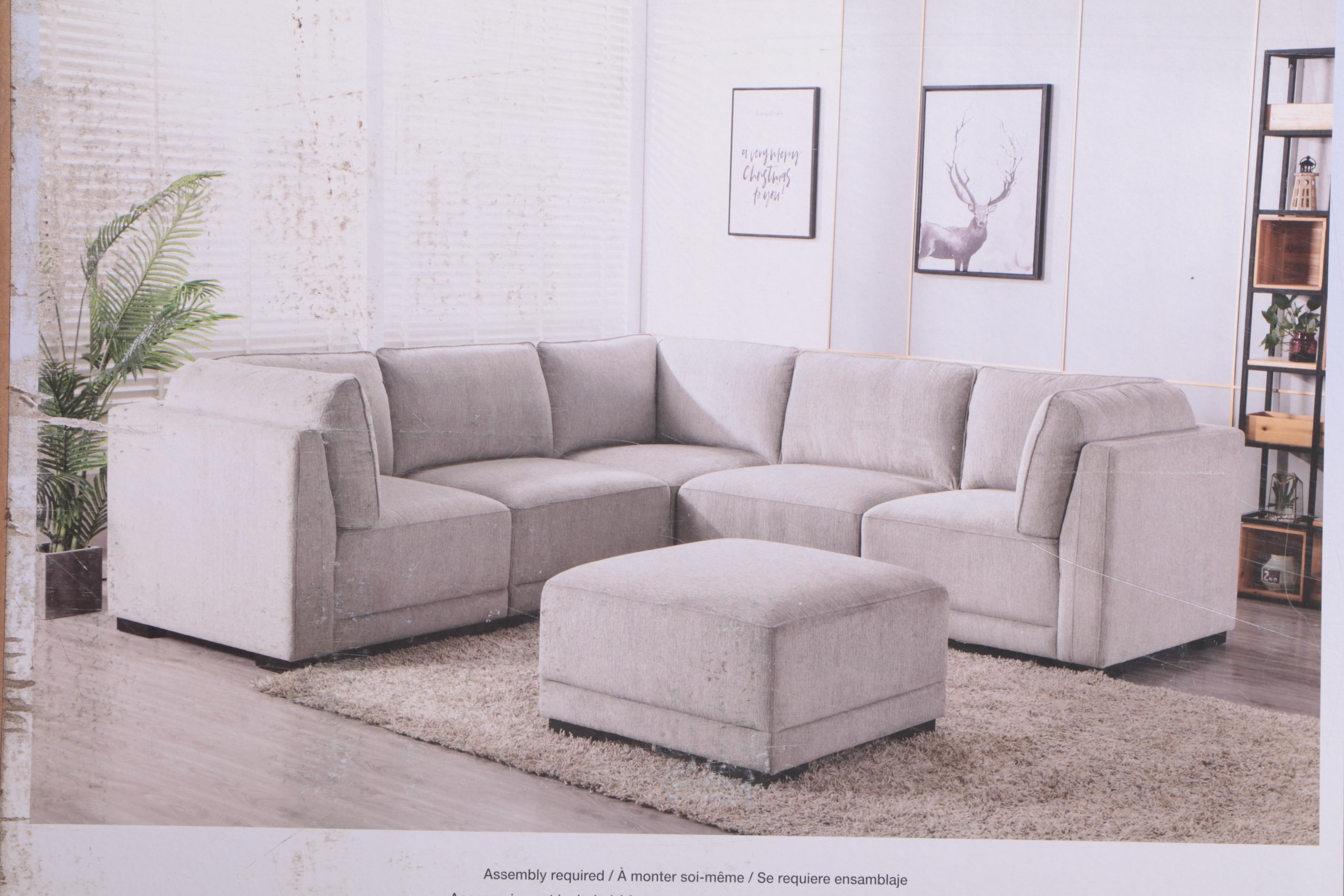 "Belize" Fabric Sectional Sofa