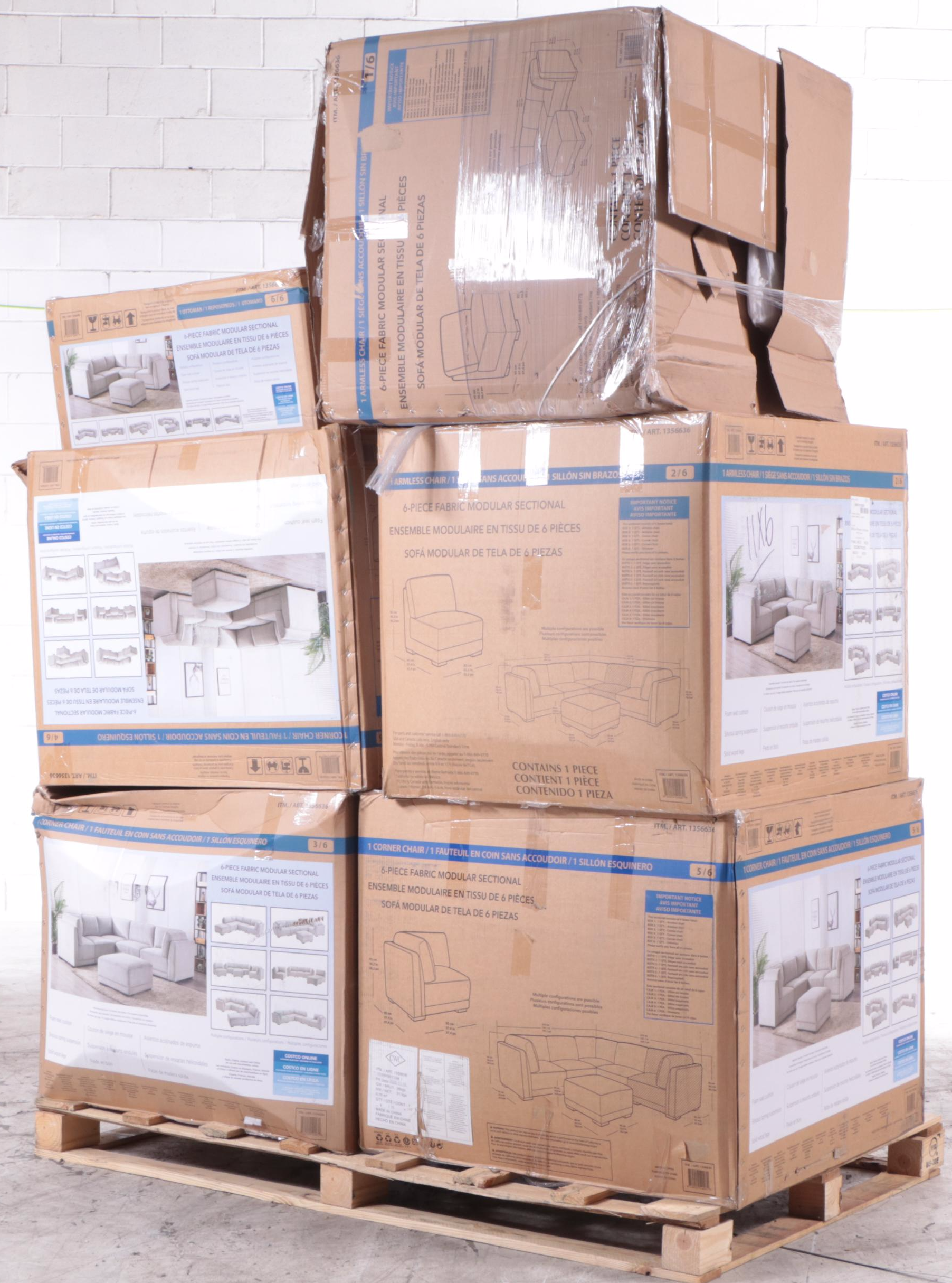 "Belize" Fabric Sectional Sofa