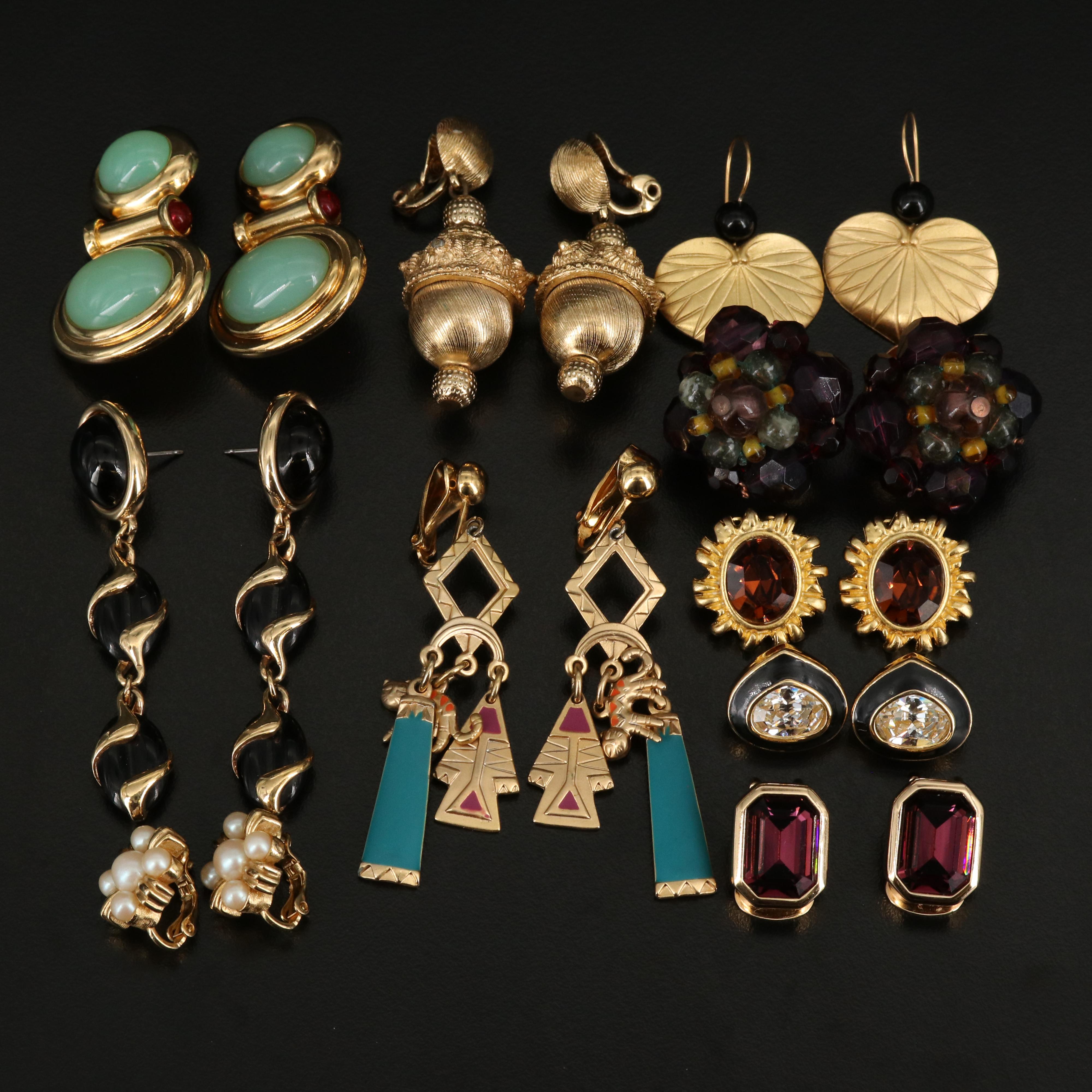 Rhinestone Jewelry Featuring Christian Dior