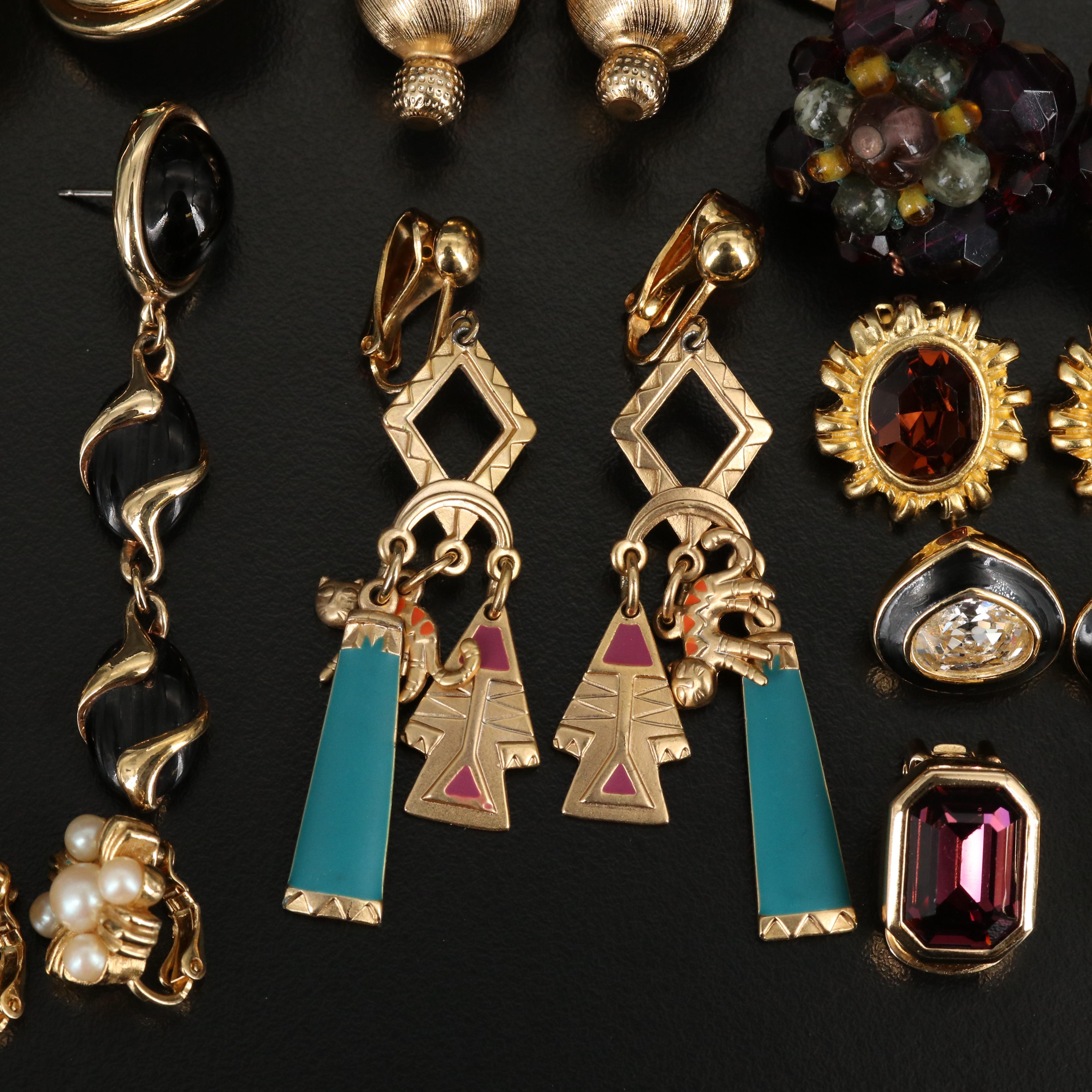 Rhinestone Jewelry Featuring Christian Dior