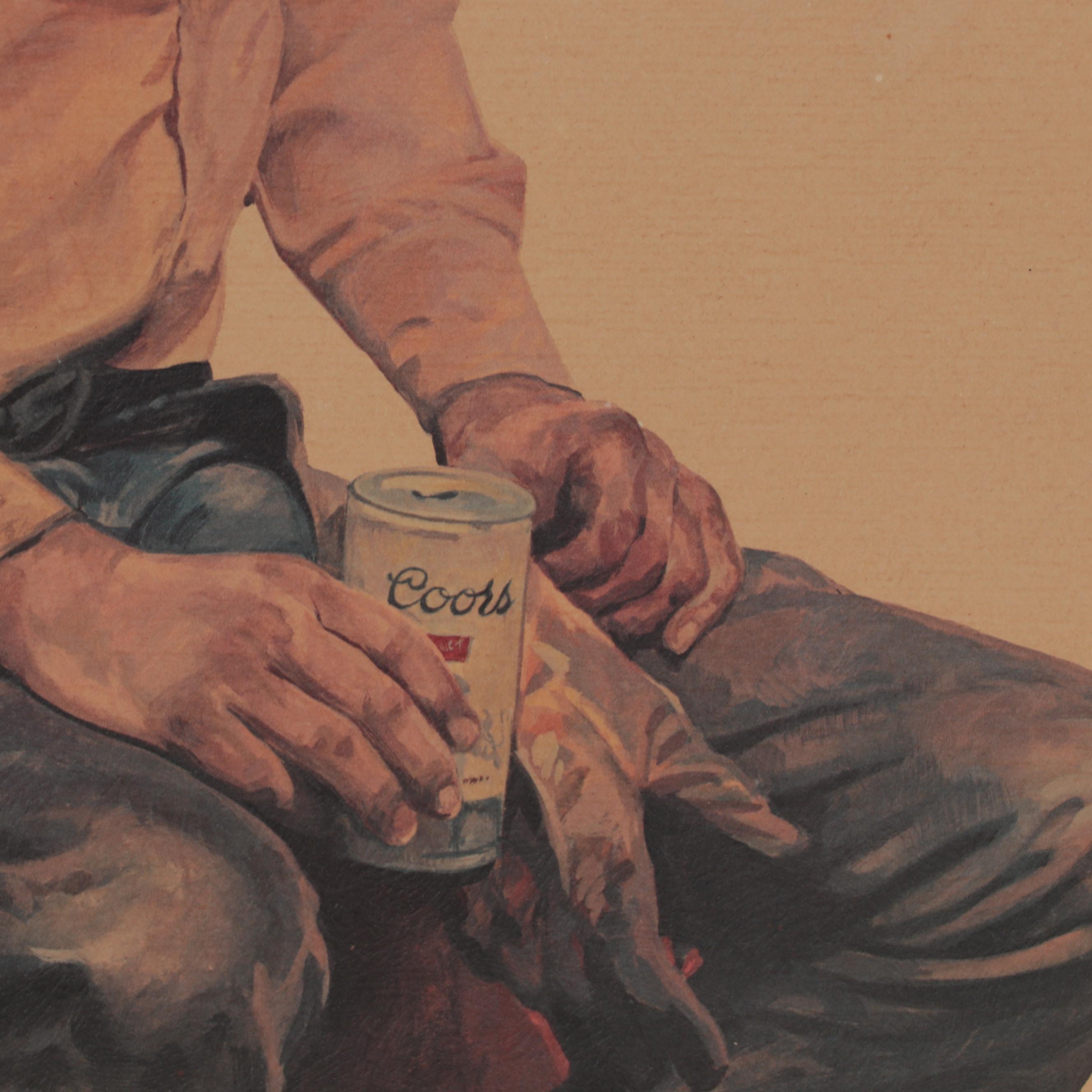 Coors Beer "Colorado Coolade" Advertising Poster Designed by Gordon Snidow, 1978