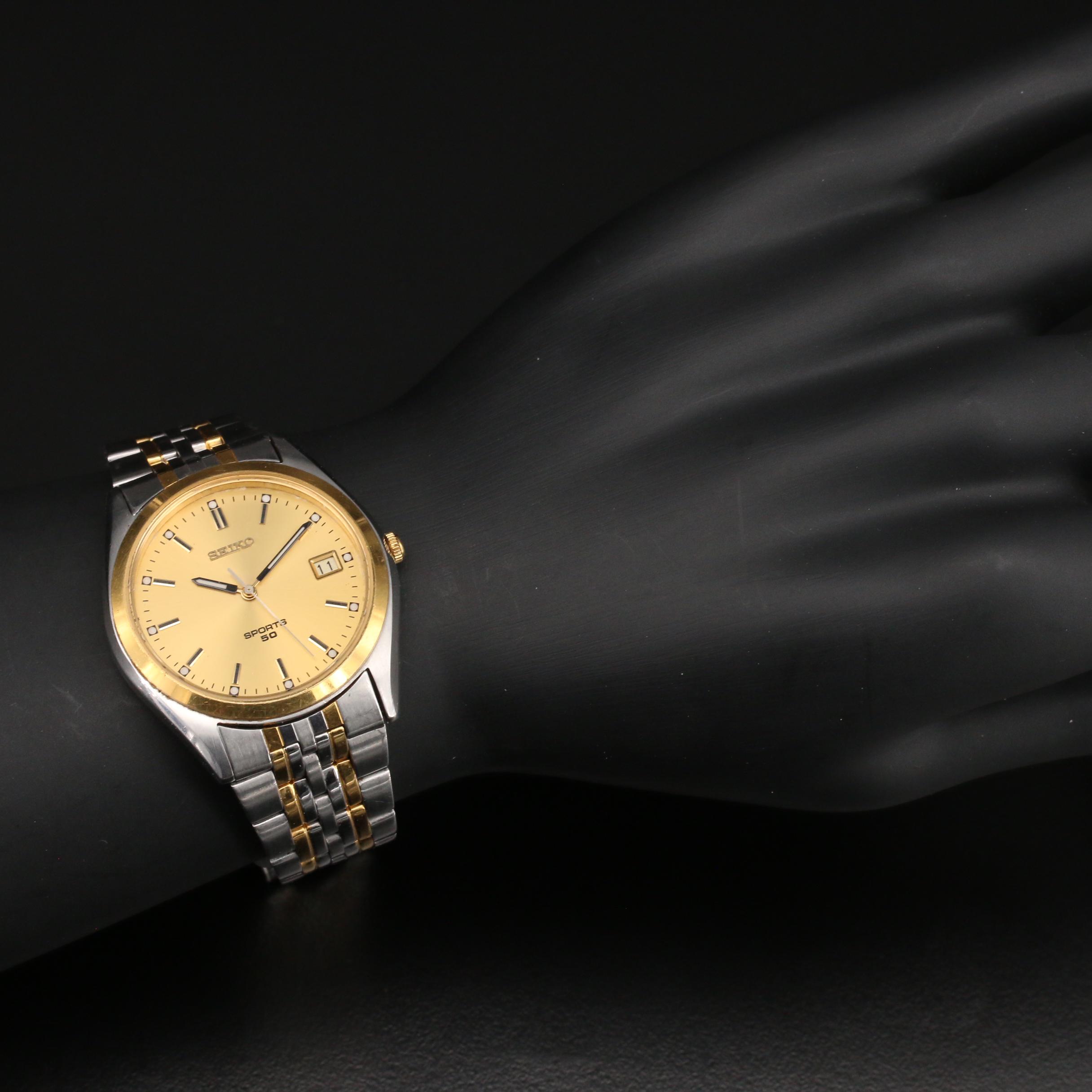 Seiko Sports 50 Quartz Watch