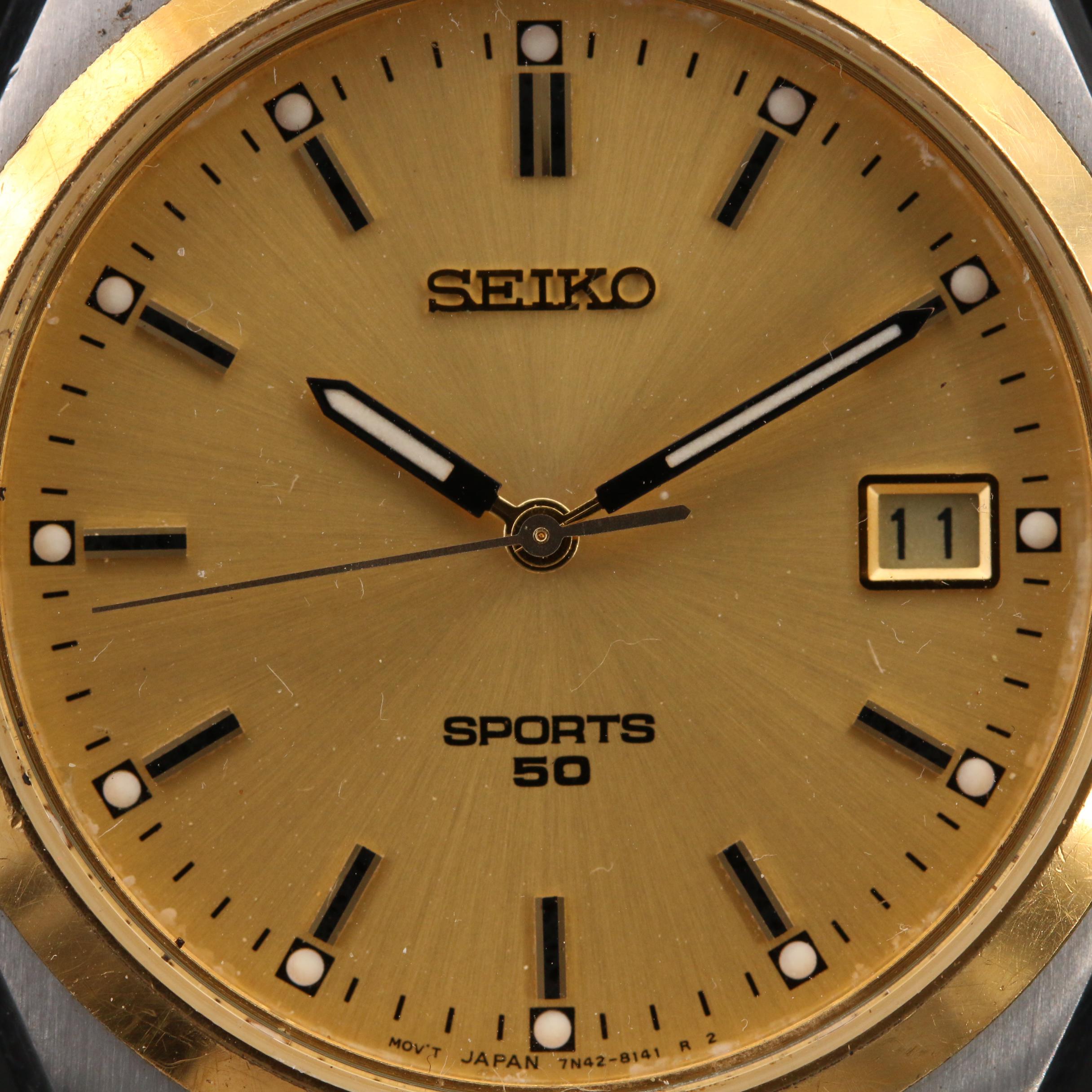 Seiko Sports 50 Quartz Watch