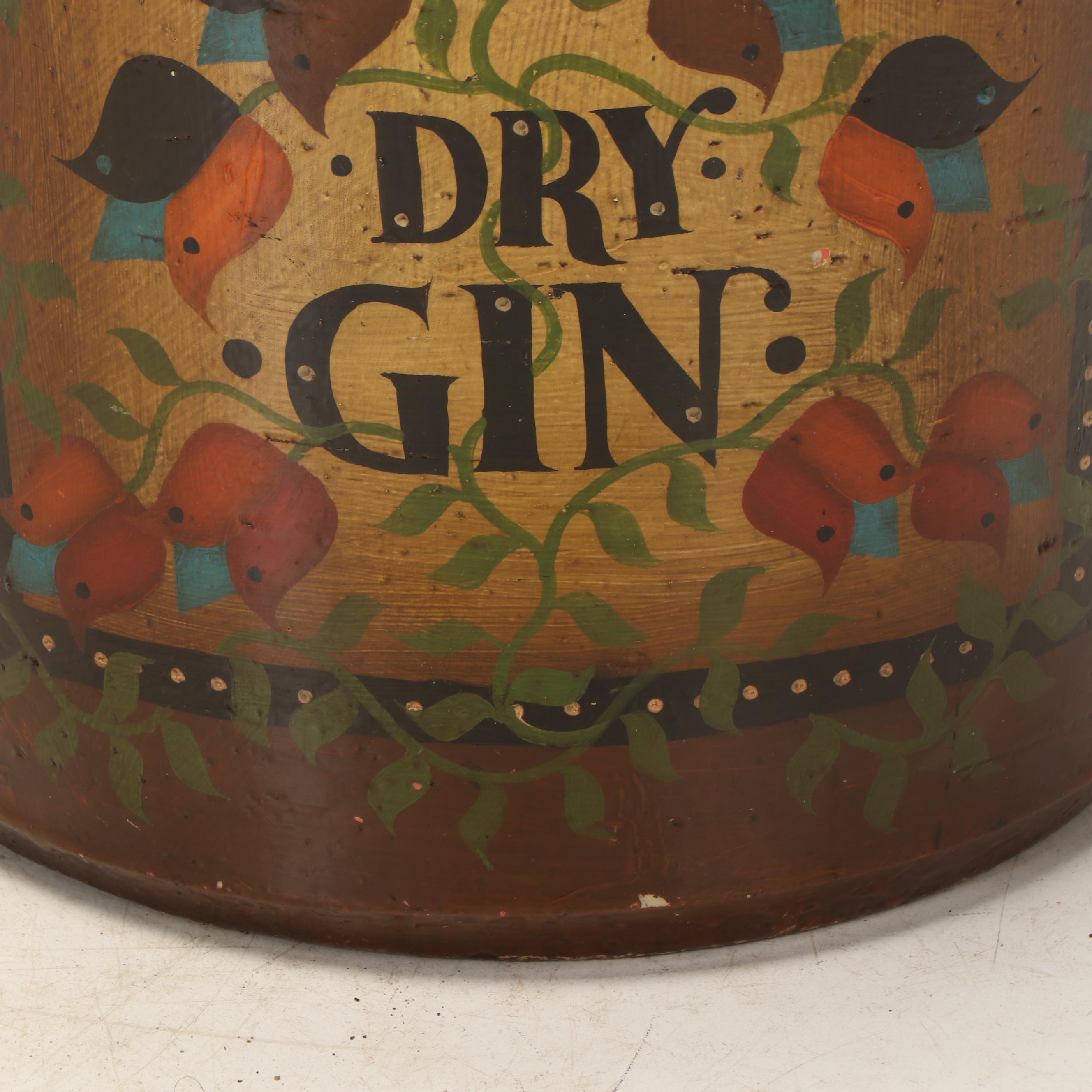 Manchester Brewing Co. Glazed Stoneware Dry Gin Jug, Late 19th Century