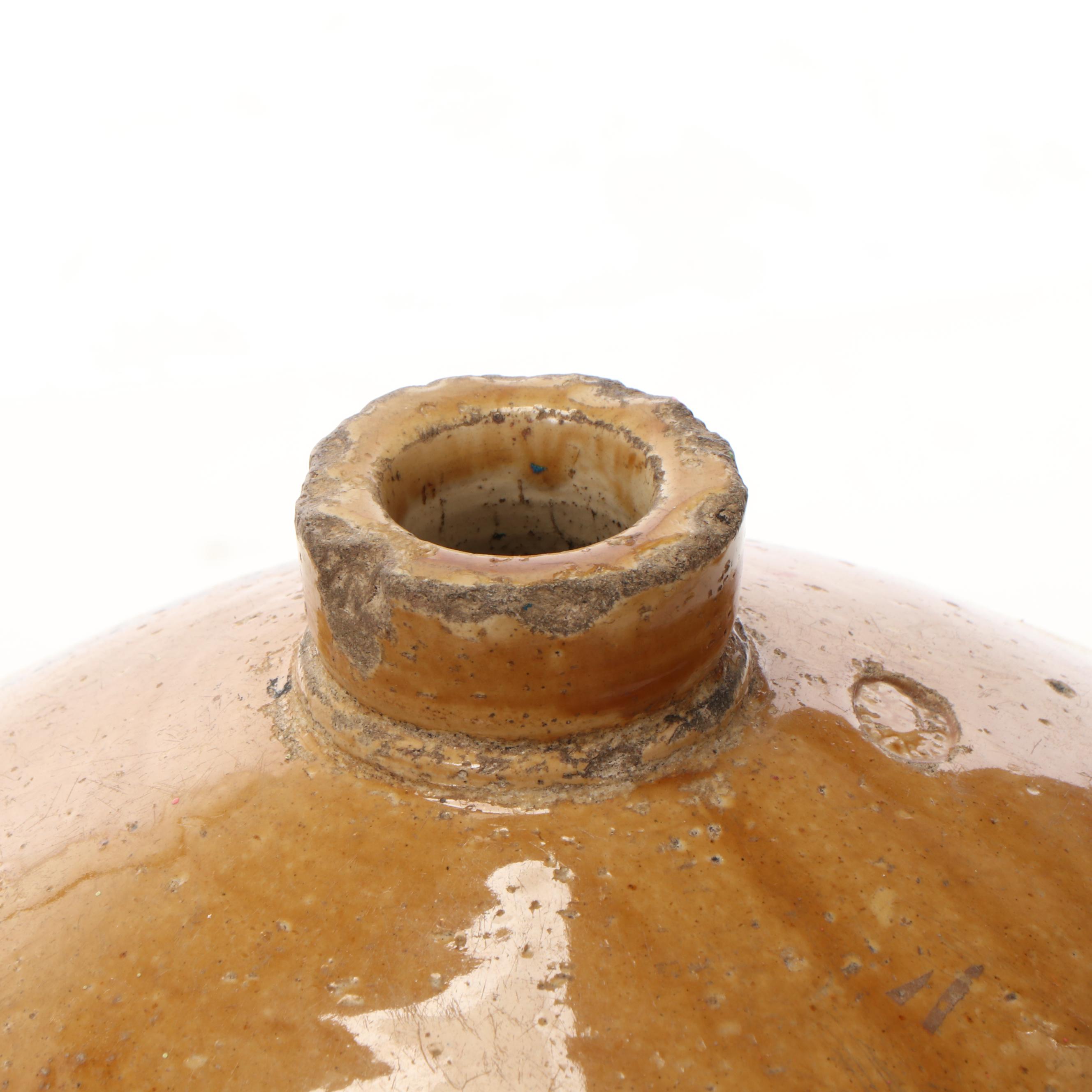 Manchester Brewing Co. Glazed Stoneware Dry Gin Jug, Late 19th Century