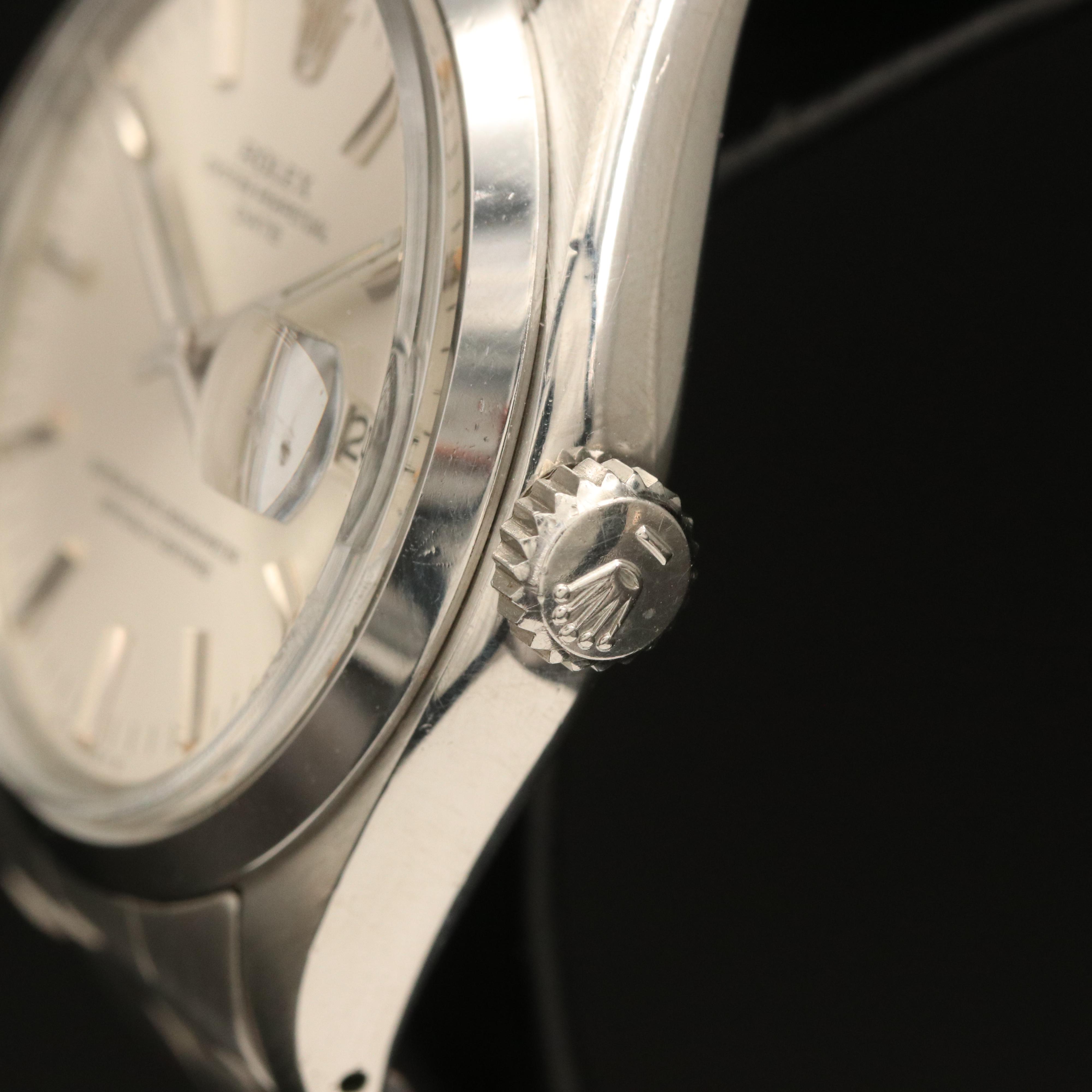 1973 Rolex Oyster Perpetual Date with Sigma Dial Stainless Steel Watch