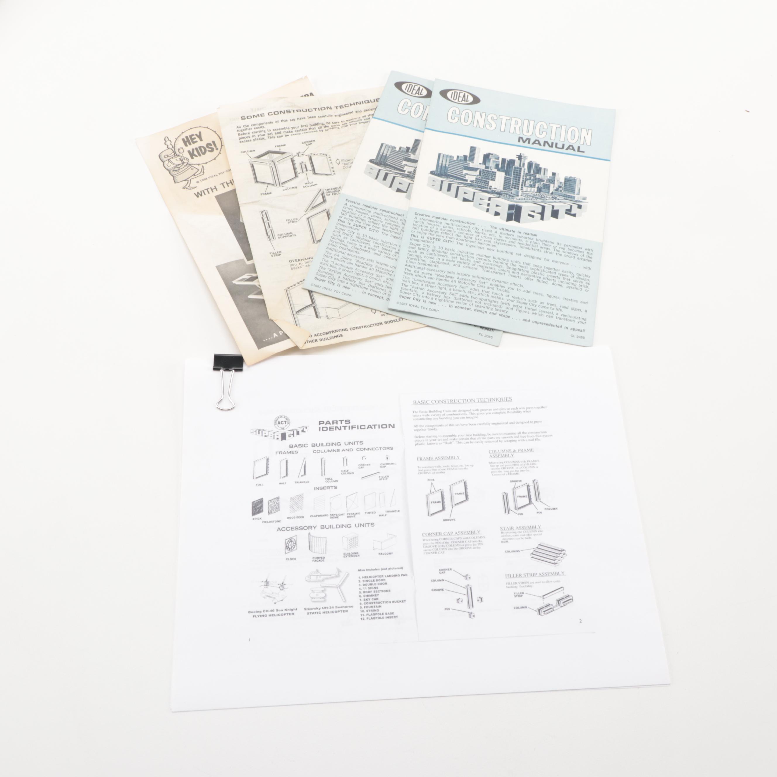 Ideal "Super City" Construction Set, Vintage