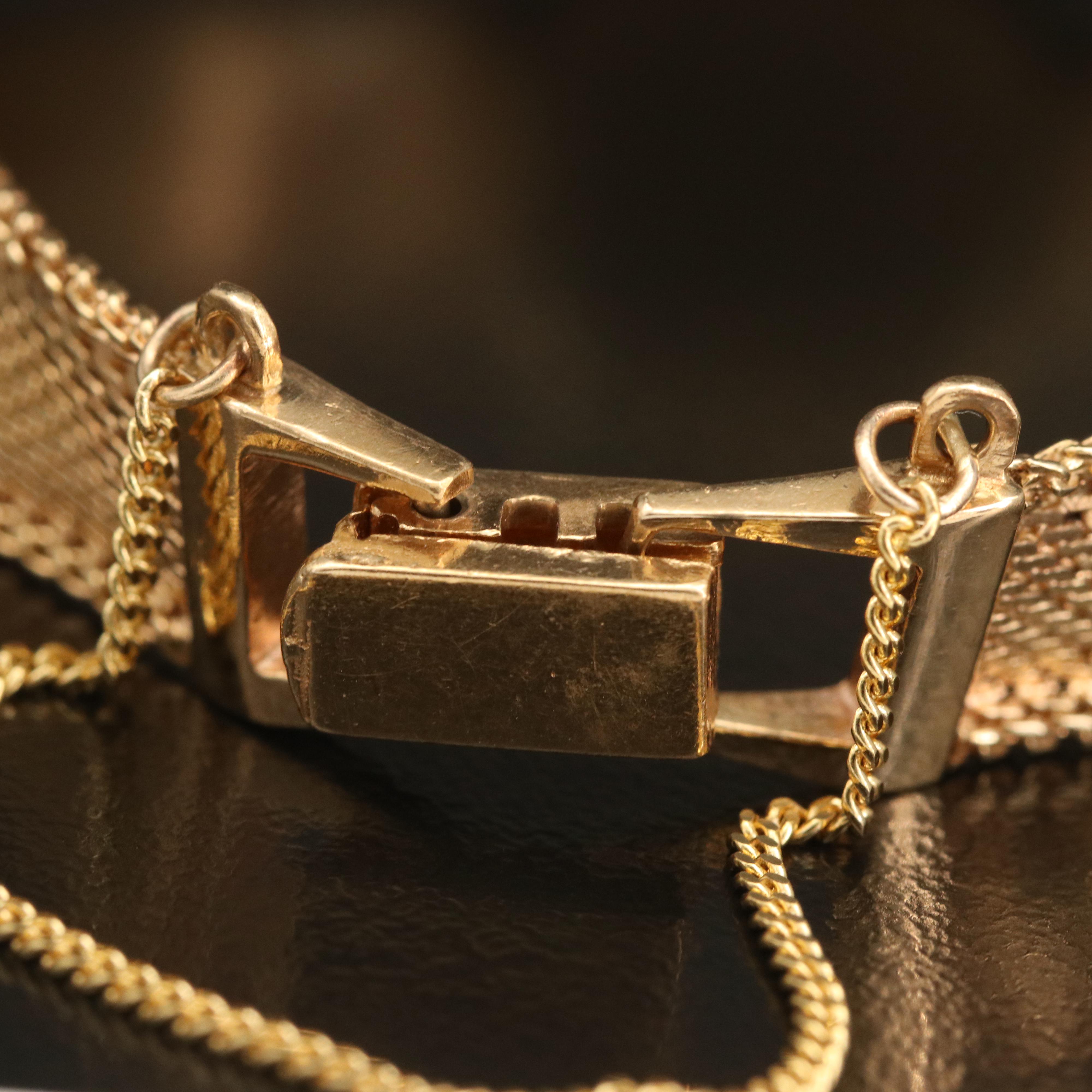 14K Ruth Satsky Stem Wind Watch