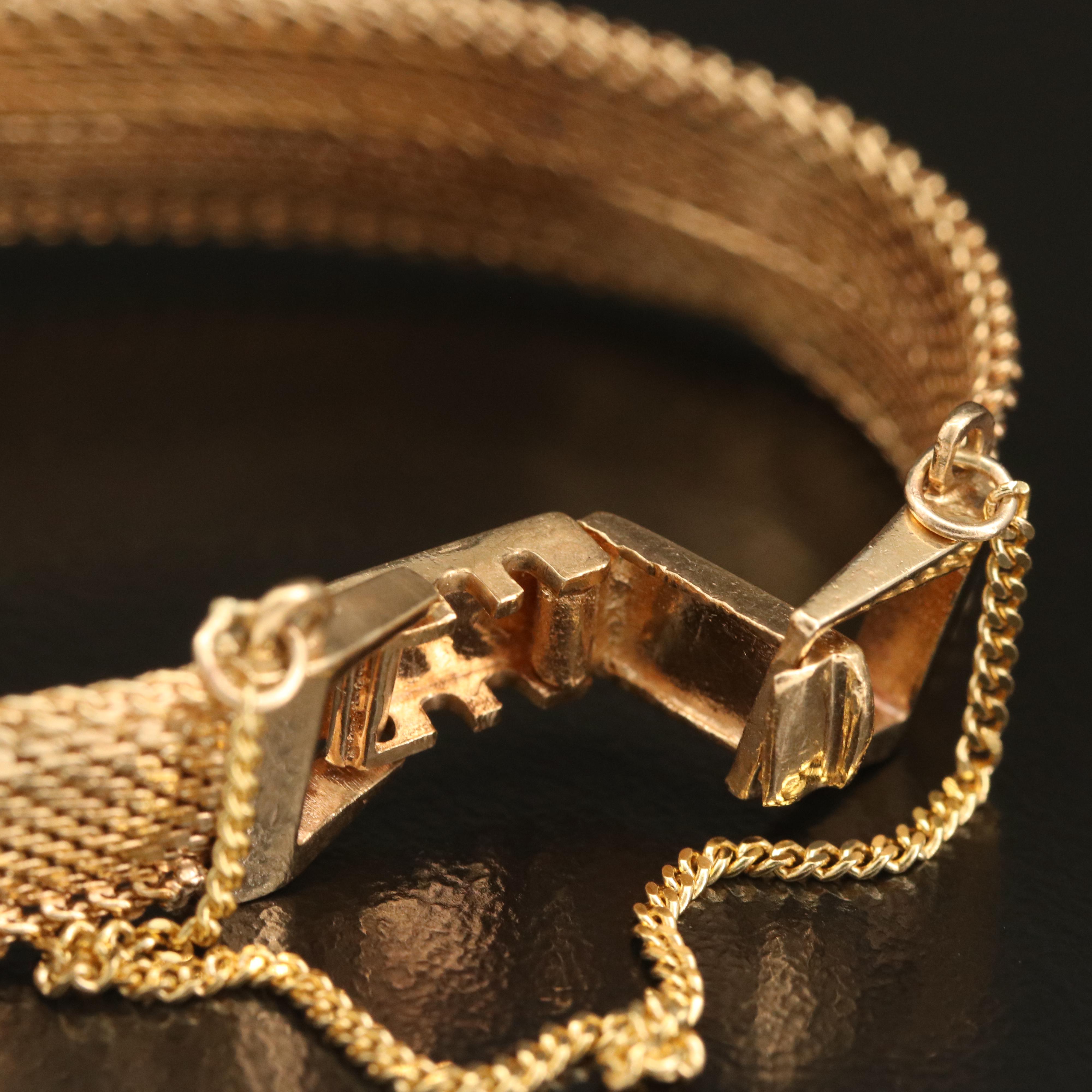 14K Ruth Satsky Stem Wind Watch