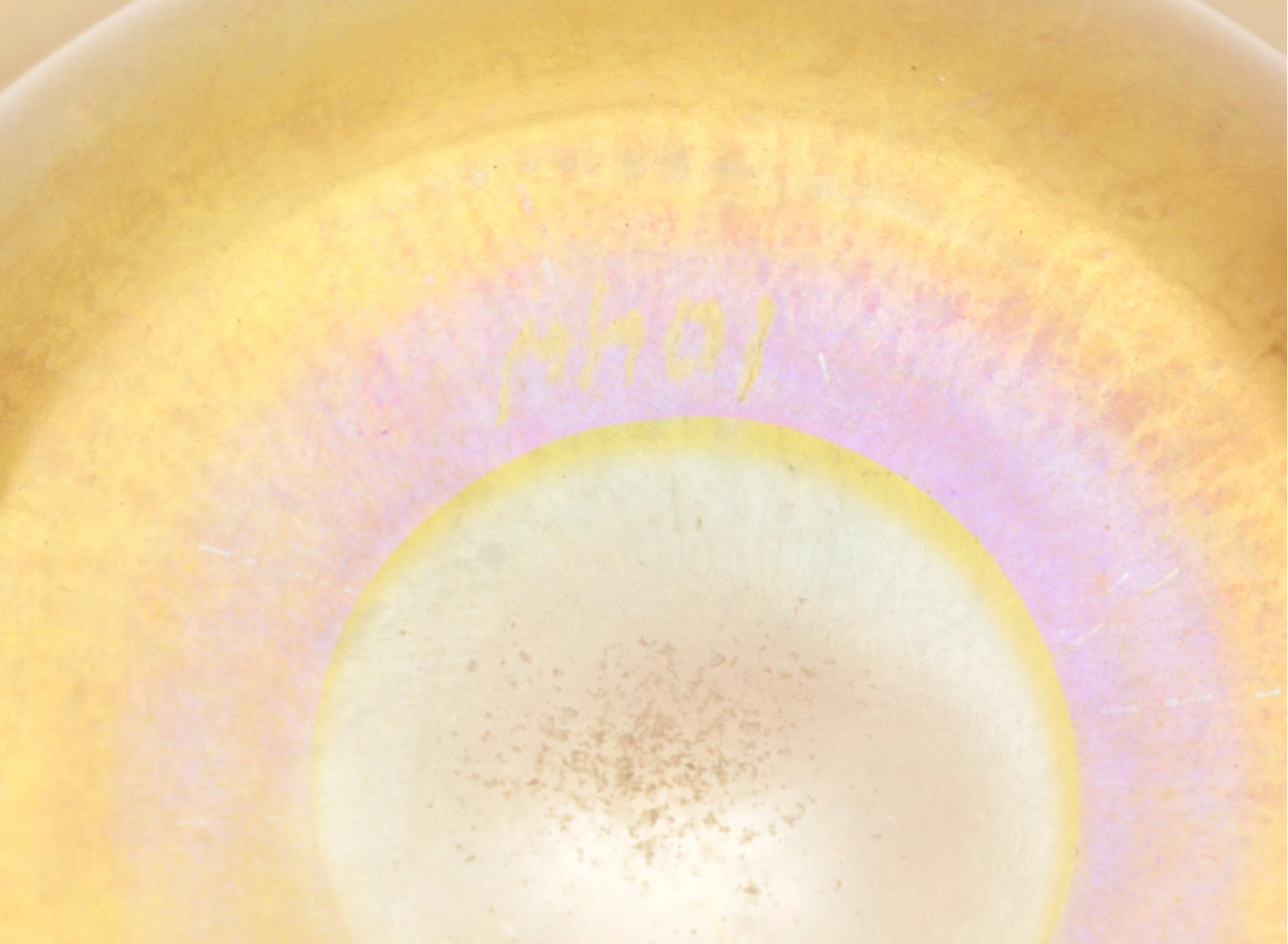 Steuben Gold Aurene Art Glass Finger Bowl, Early 20th Century