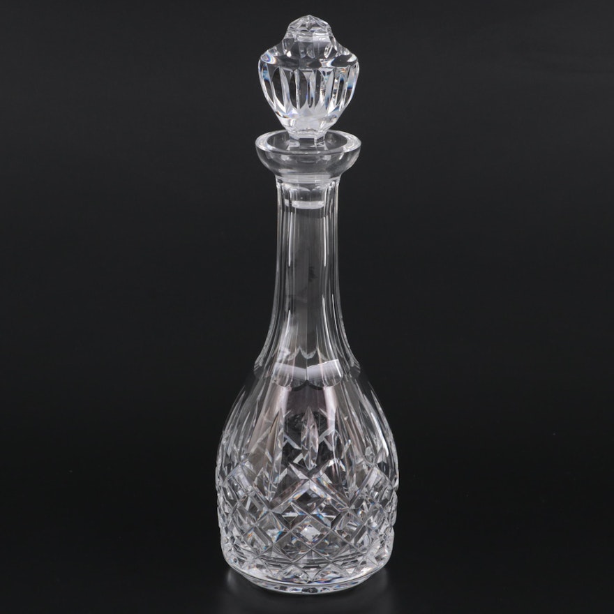 Waterford Crystal "Araglin" Wine Decanter with Stopper, Late 20th Century