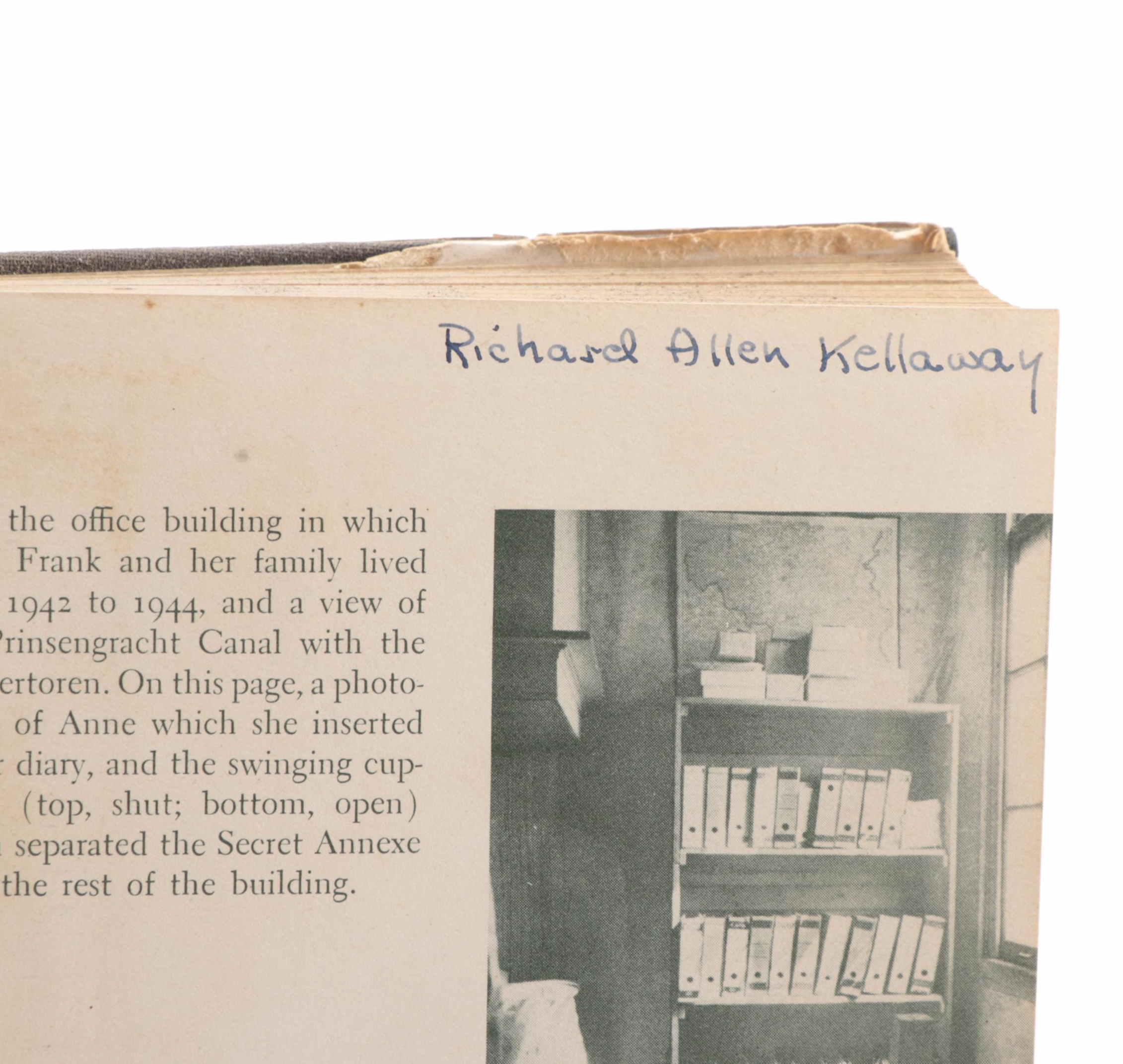 Early American Printing "The Diary of a Young Girl" by Anne Frank, 1952