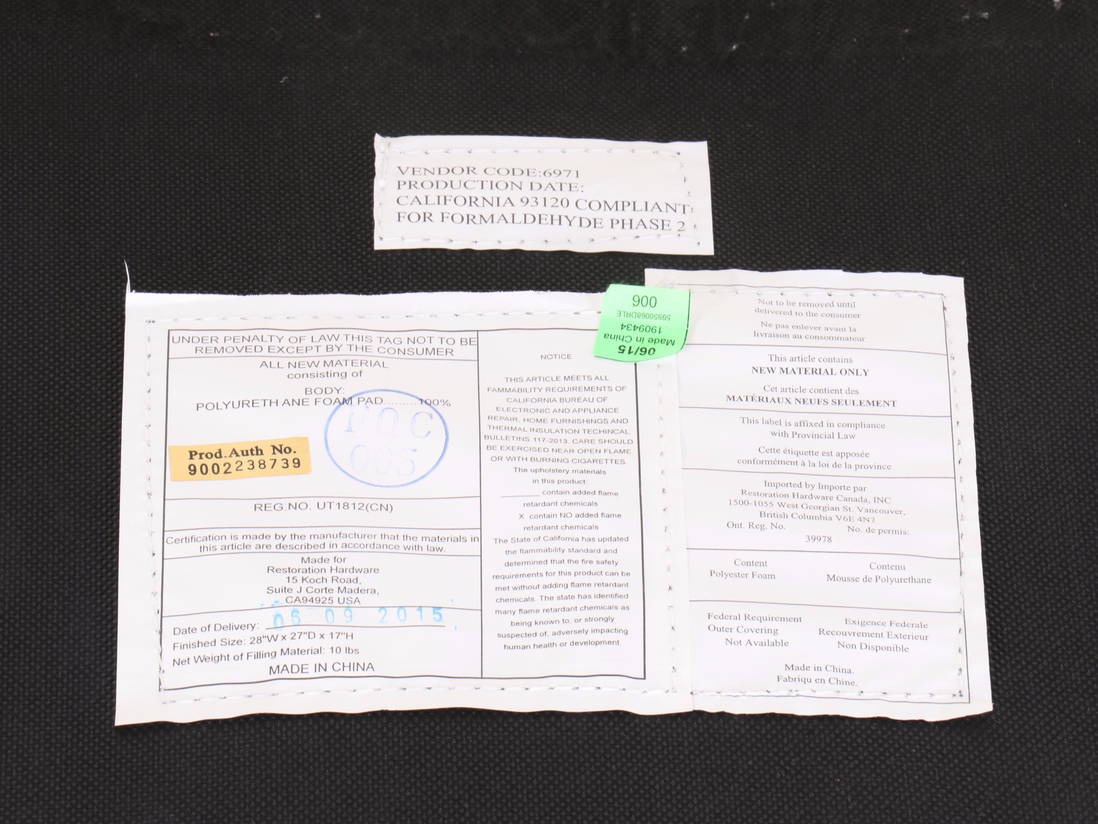 Restoration Hardware "Aviator" Aluminum and Leather Swivel Armchair and Ottoman