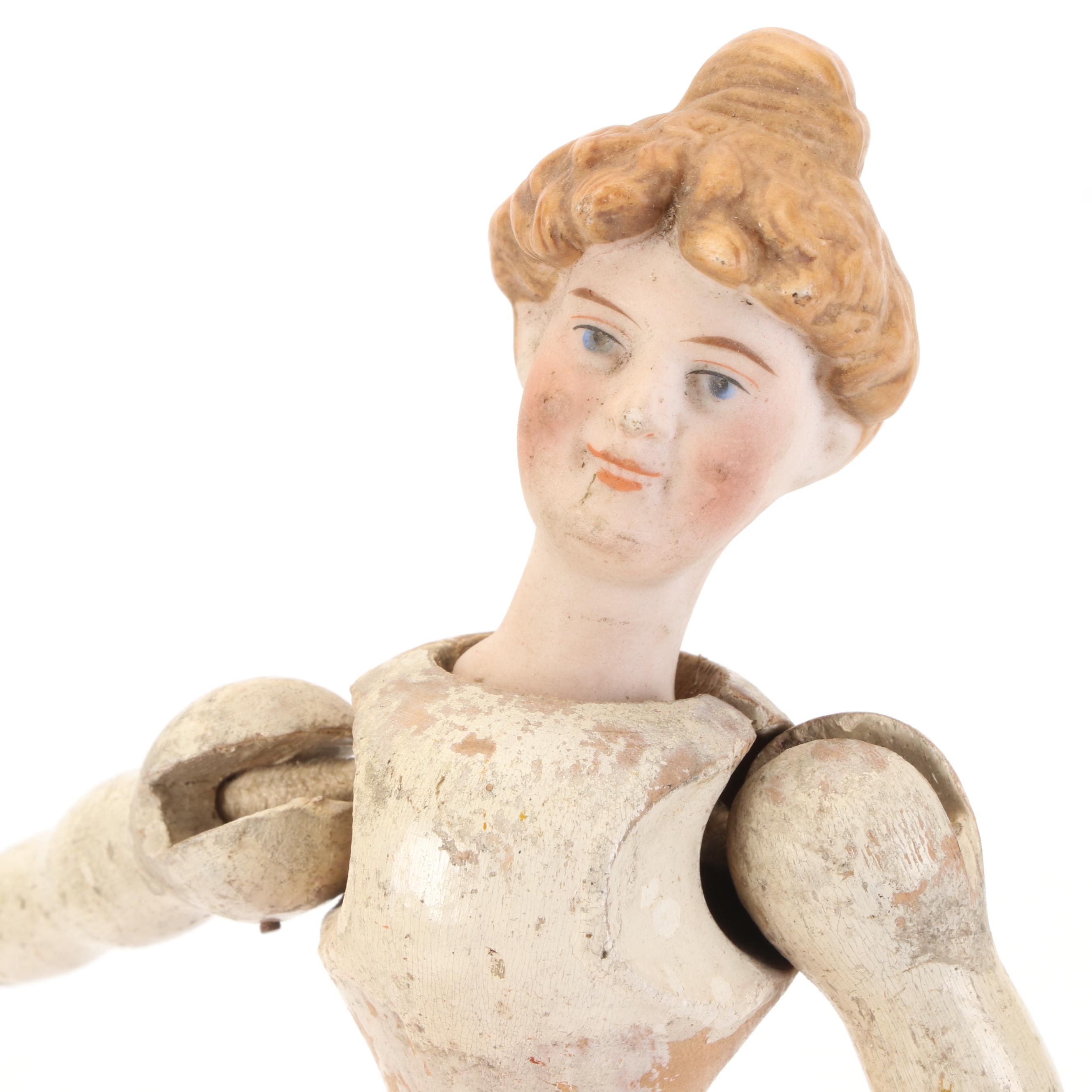 Schoenhut "Humpty Dumpty Circus" Animals and Circus Performers, Early 20th C.