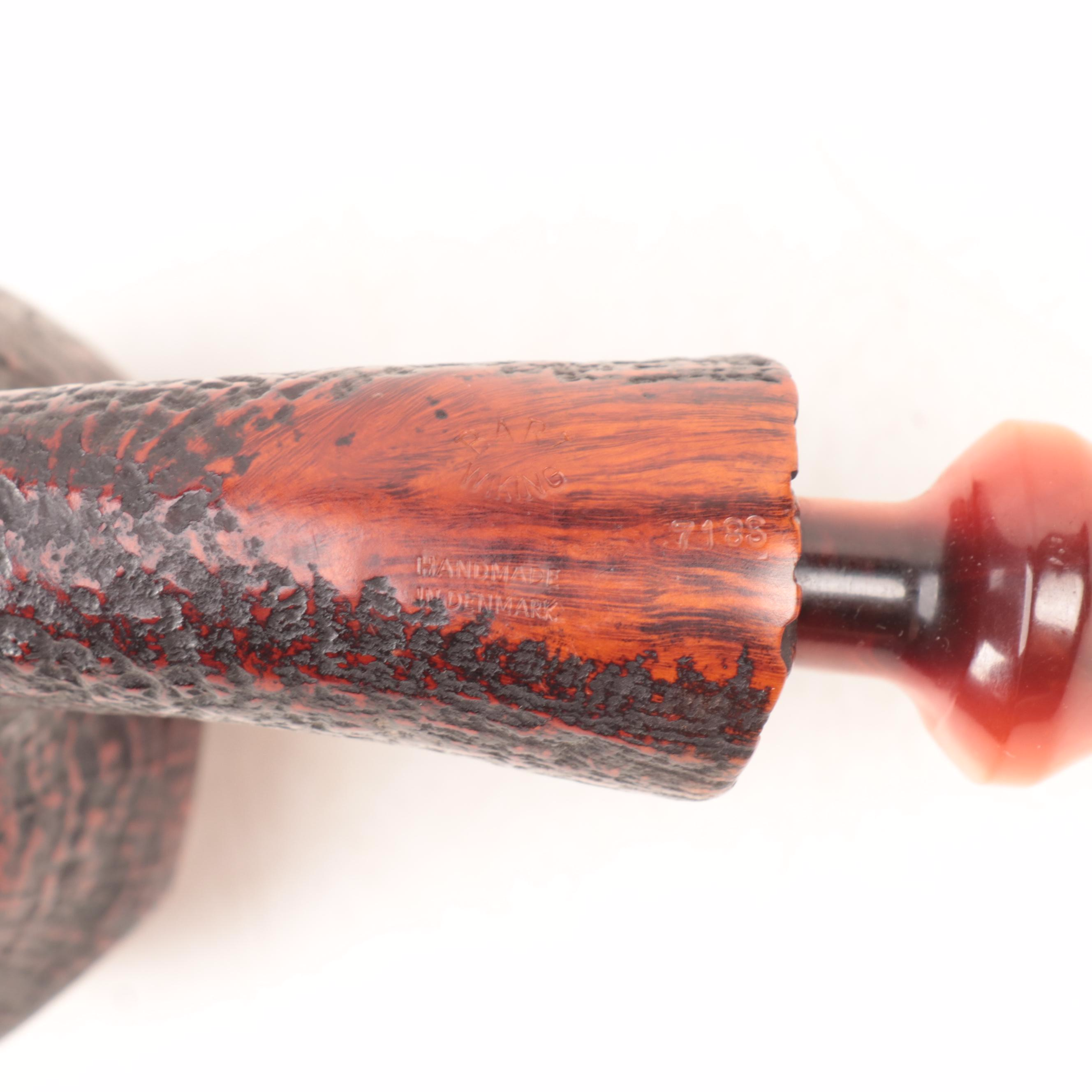 Bari Wiking Large Hand Carved Briar Tobacco Pipes
