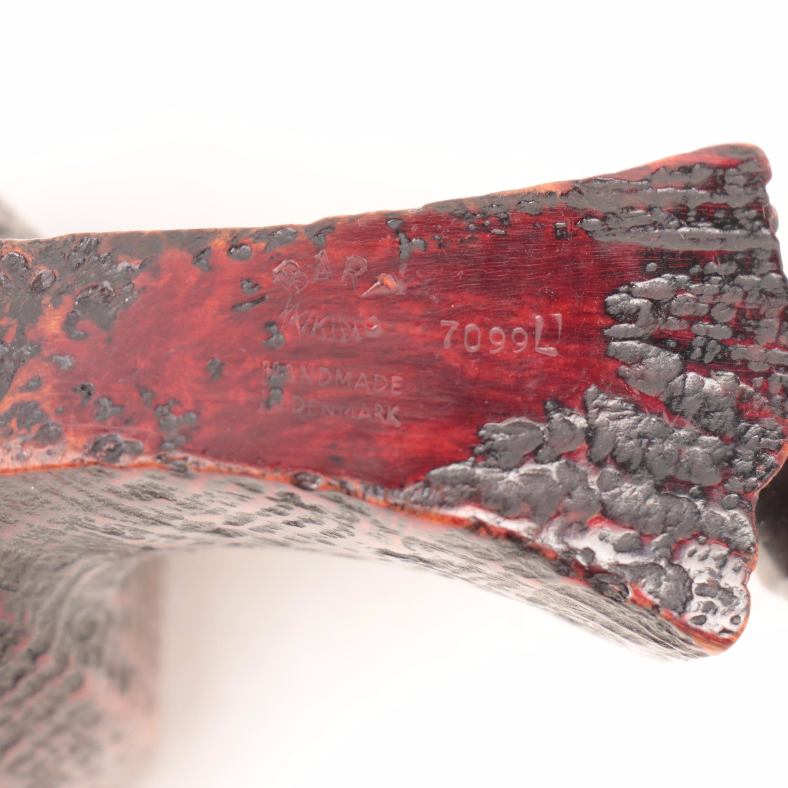 Bari Wiking Large Hand Carved Briar Tobacco Pipes