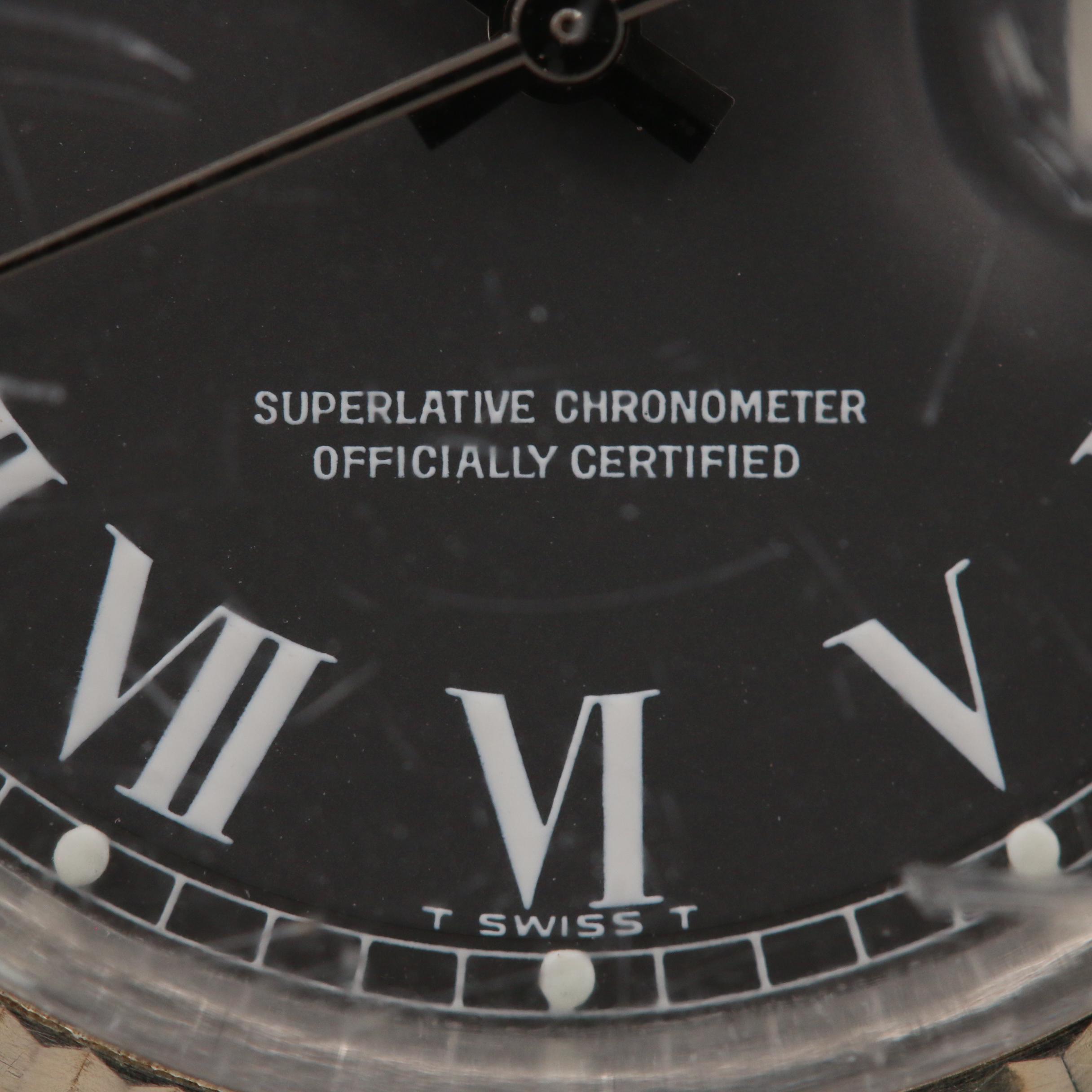 1968 Rolex Datejust 1601 18K White Gold and Stainless Steel Watch