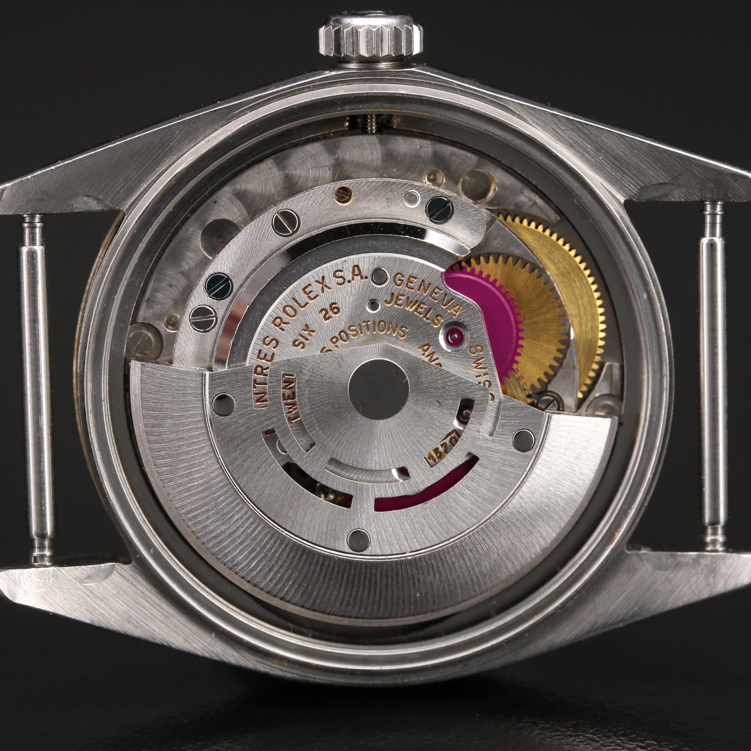 1968 Rolex Datejust 1601 18K White Gold and Stainless Steel Watch