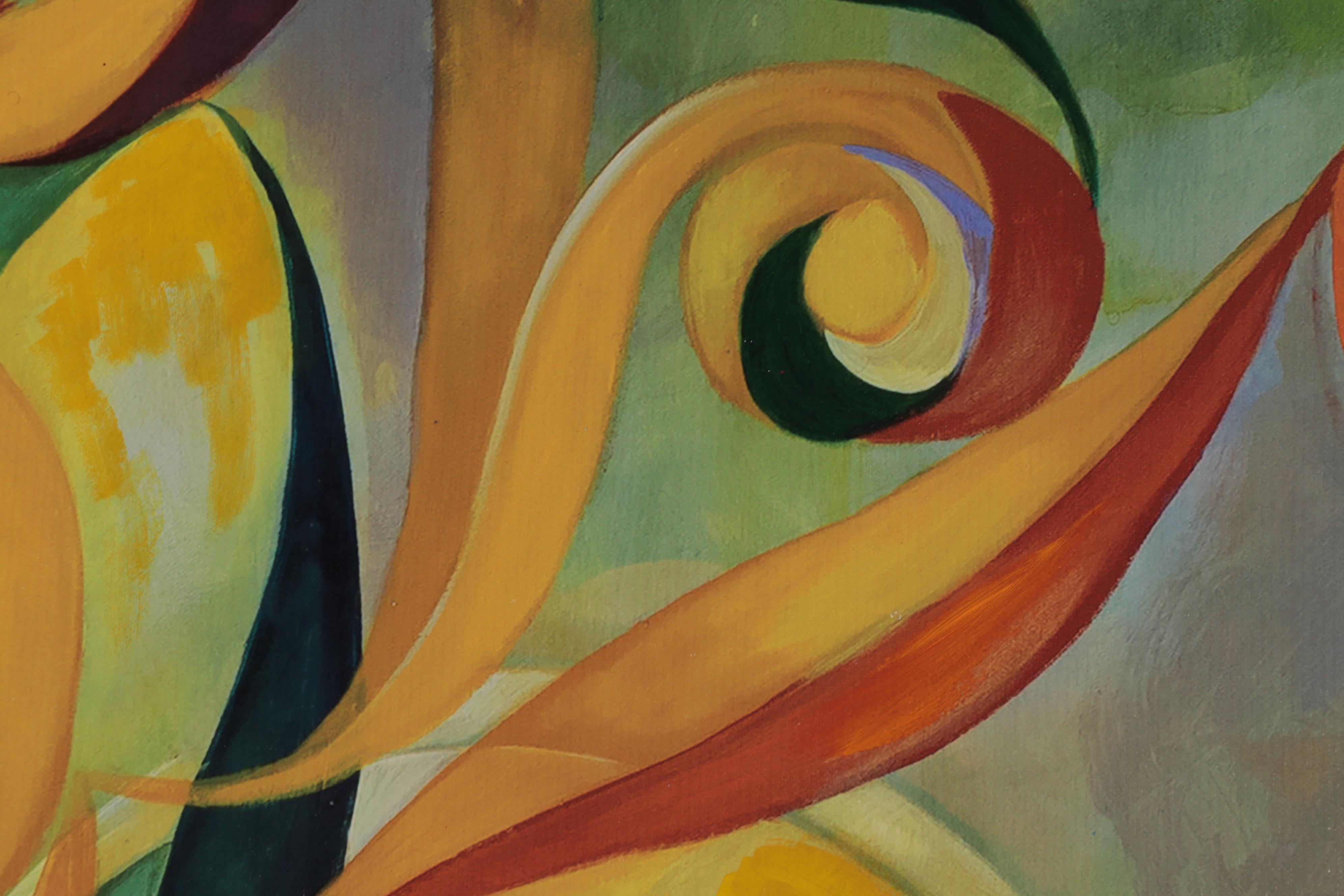 Cedric Michael Cox Large-Scale Embellished Giclée "Totems in the Mist No. 2"