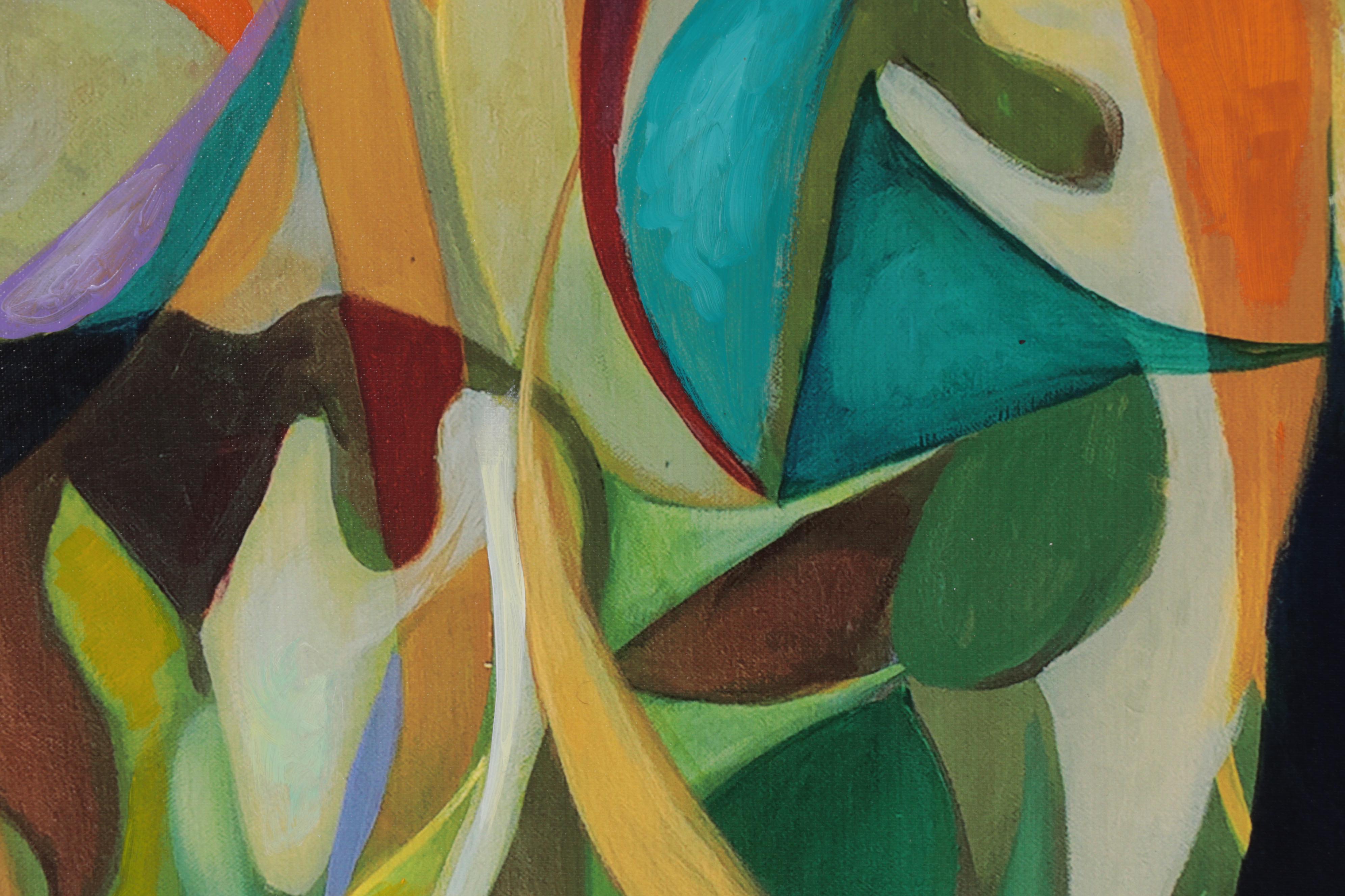 Cedric Michael Cox Large-Scale Embellished Giclée "Totems in the Mist No. 2"