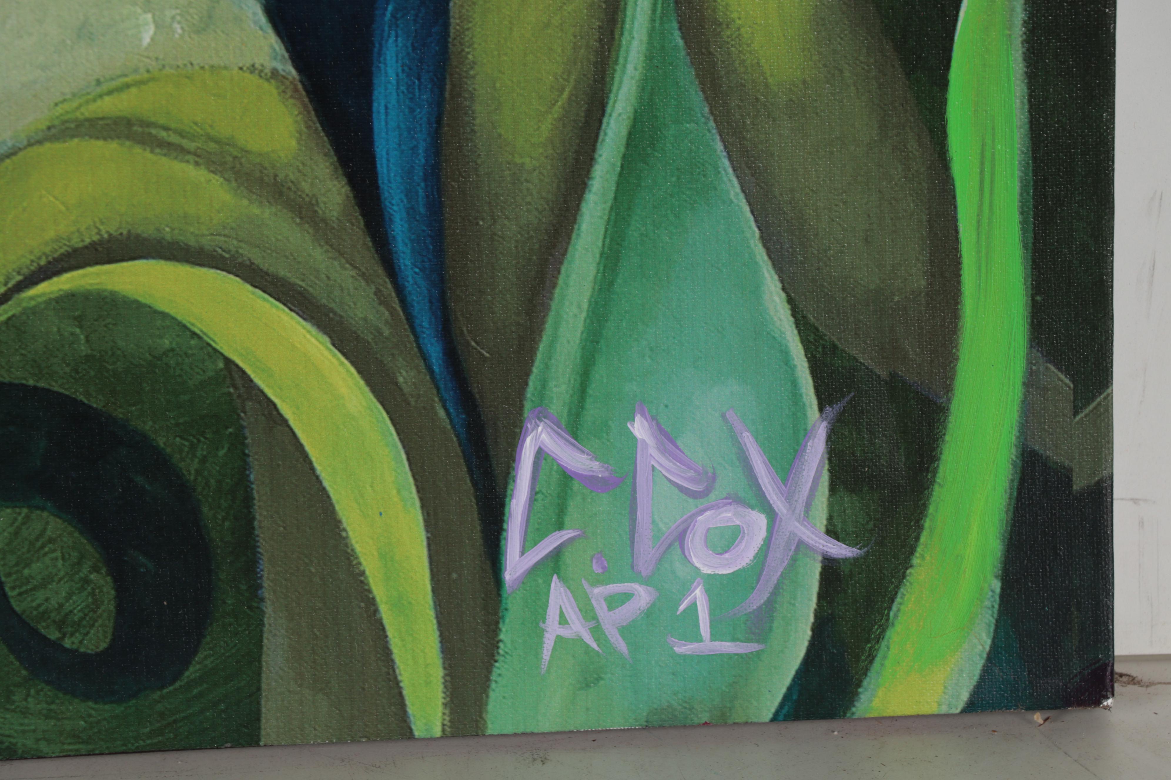 Cedric Michael Cox Large-Scale Embellished Giclée "Totems in the Mist No. 2"