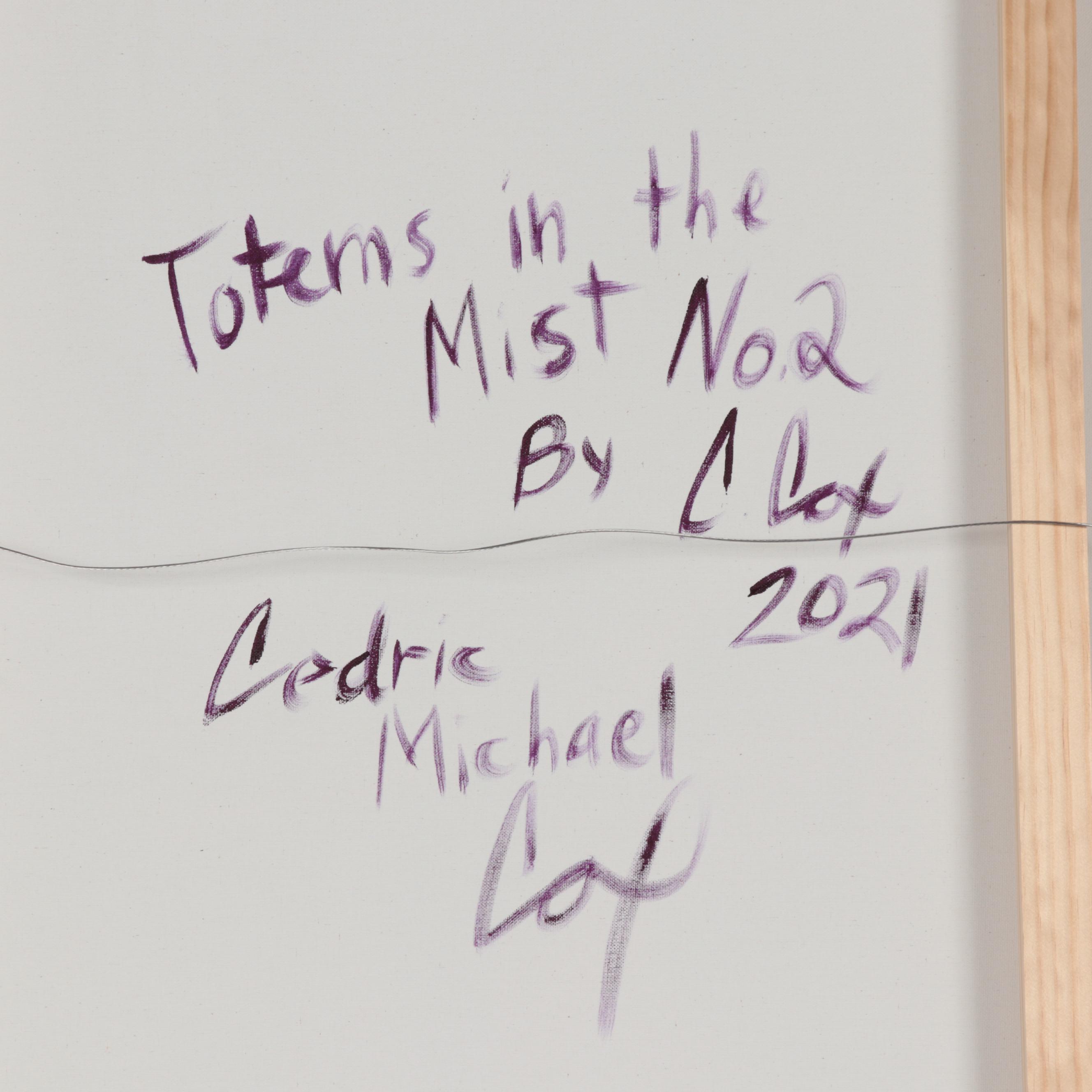 Cedric Michael Cox Large-Scale Embellished Giclée "Totems in the Mist No. 2"