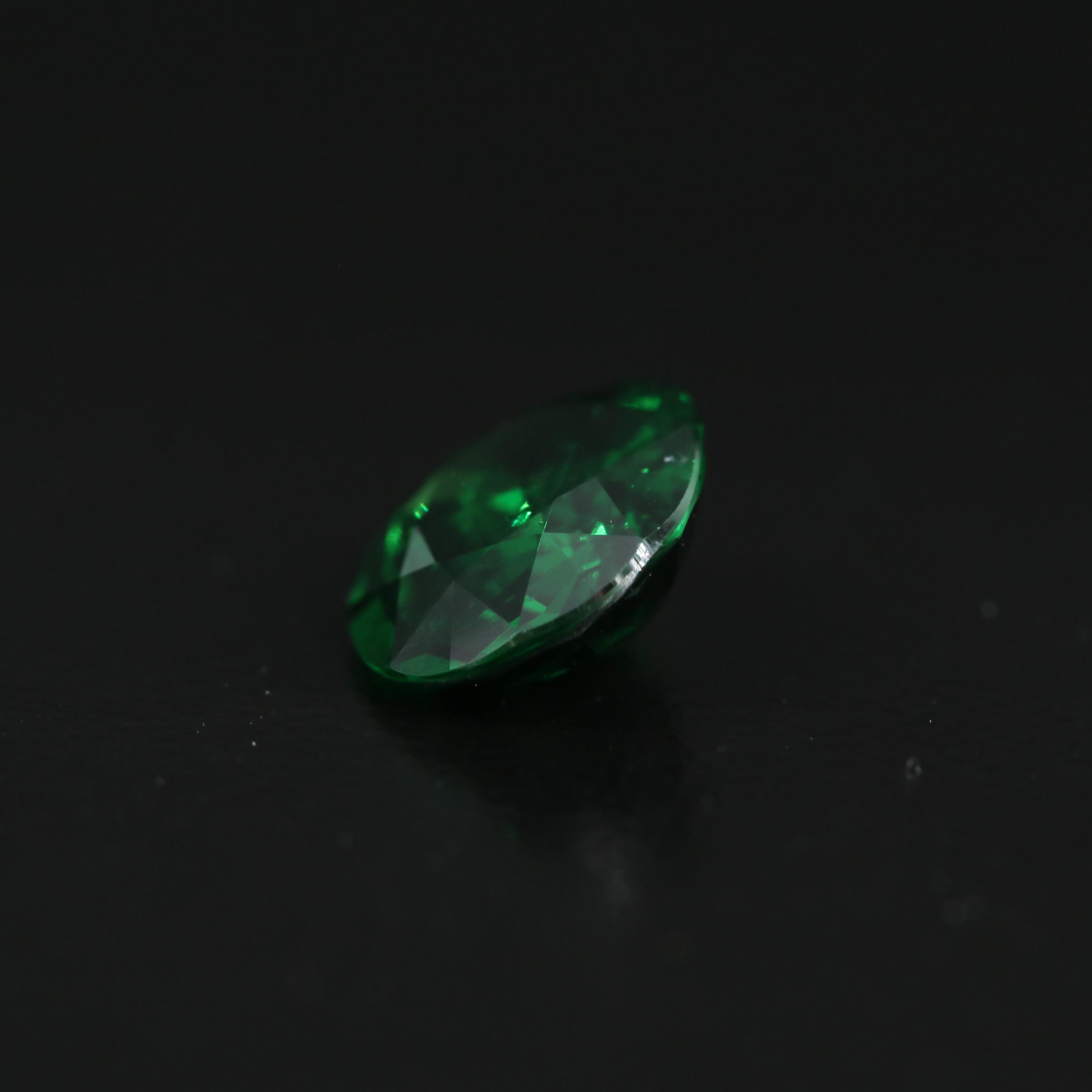 Loose 2.19 CT Oval Faceted Tsavorite