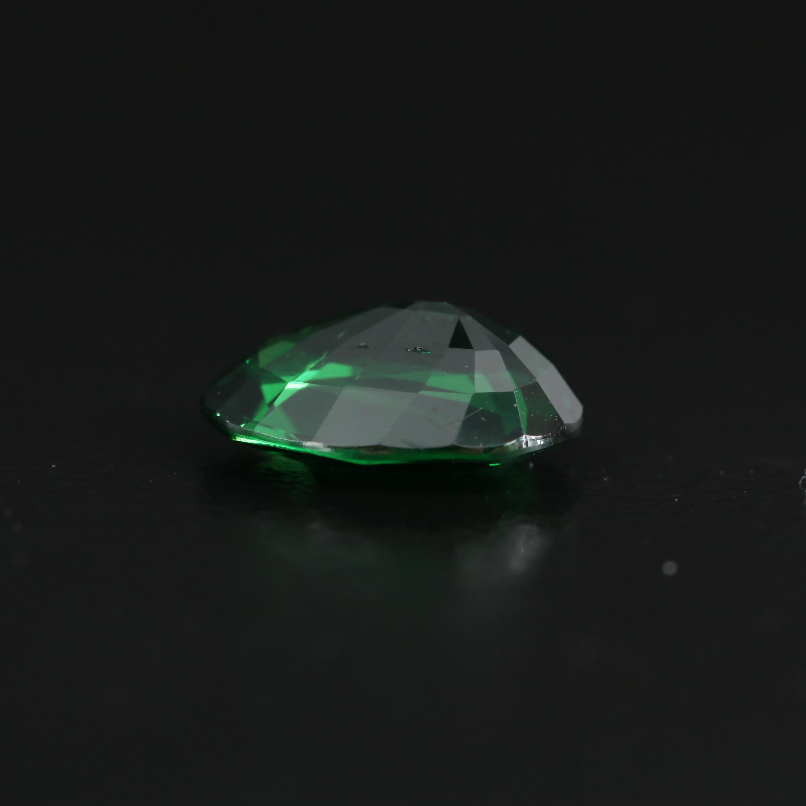 Loose 2.19 CT Oval Faceted Tsavorite