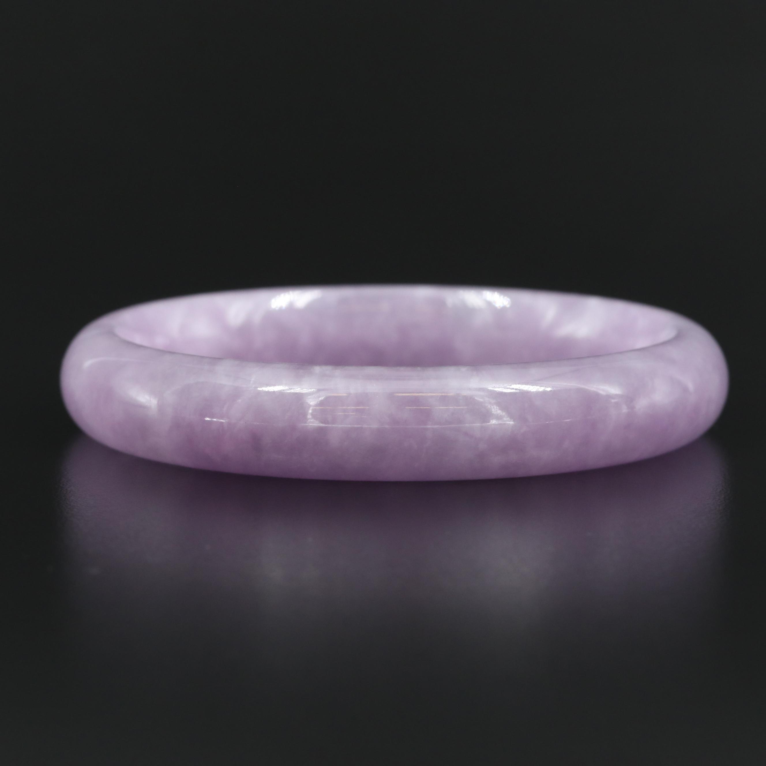 Jadeite Hololith Bangle