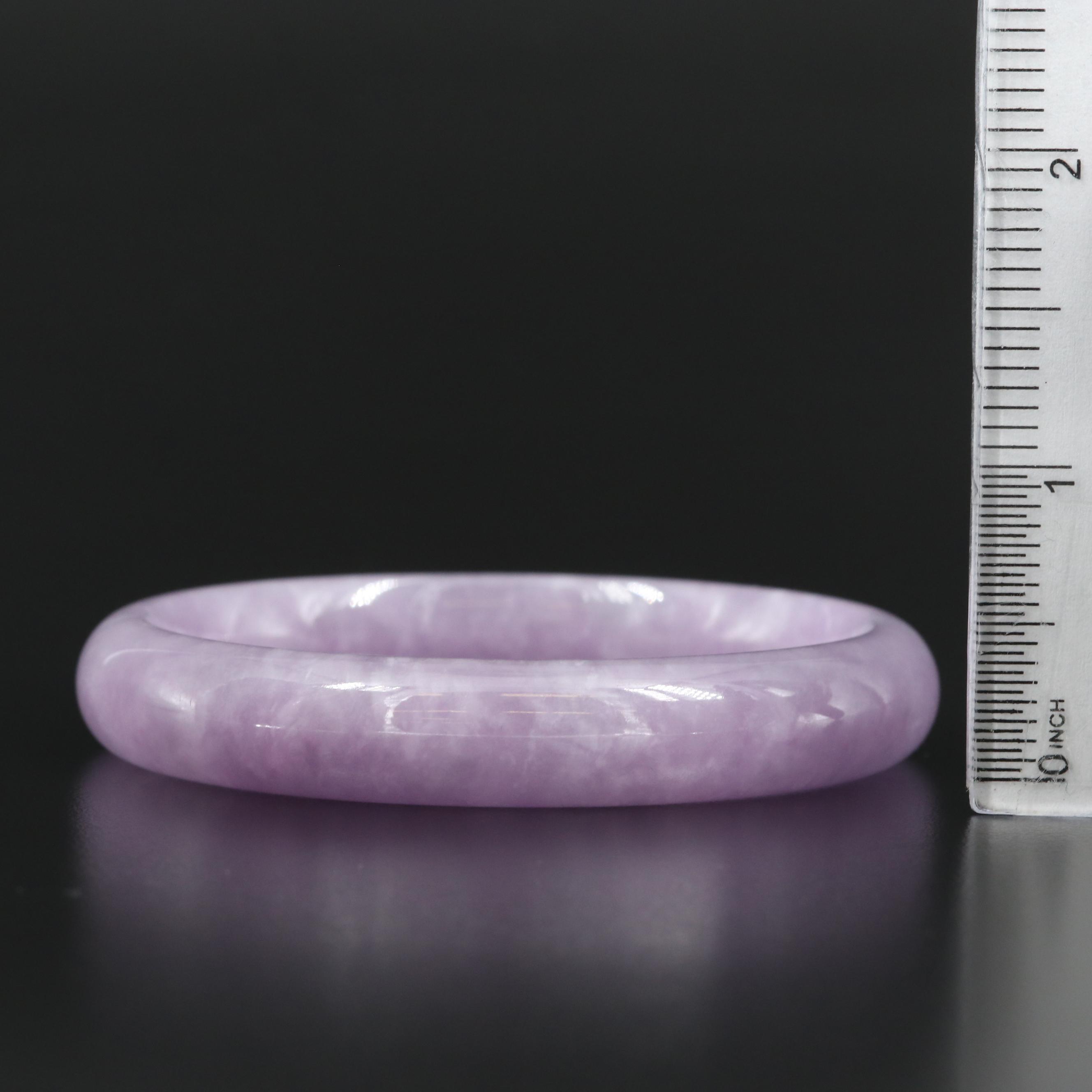 Jadeite Hololith Bangle