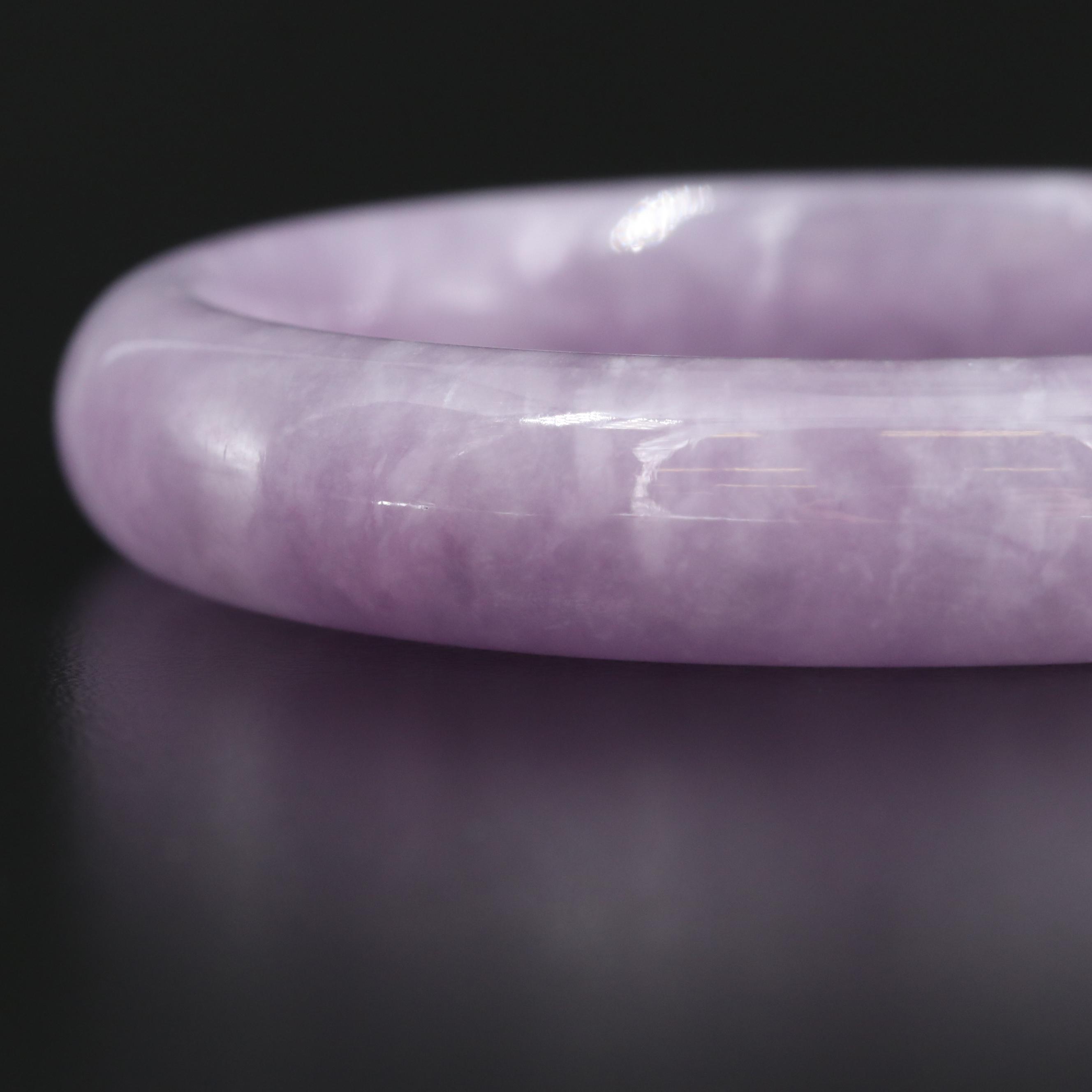 Jadeite Hololith Bangle