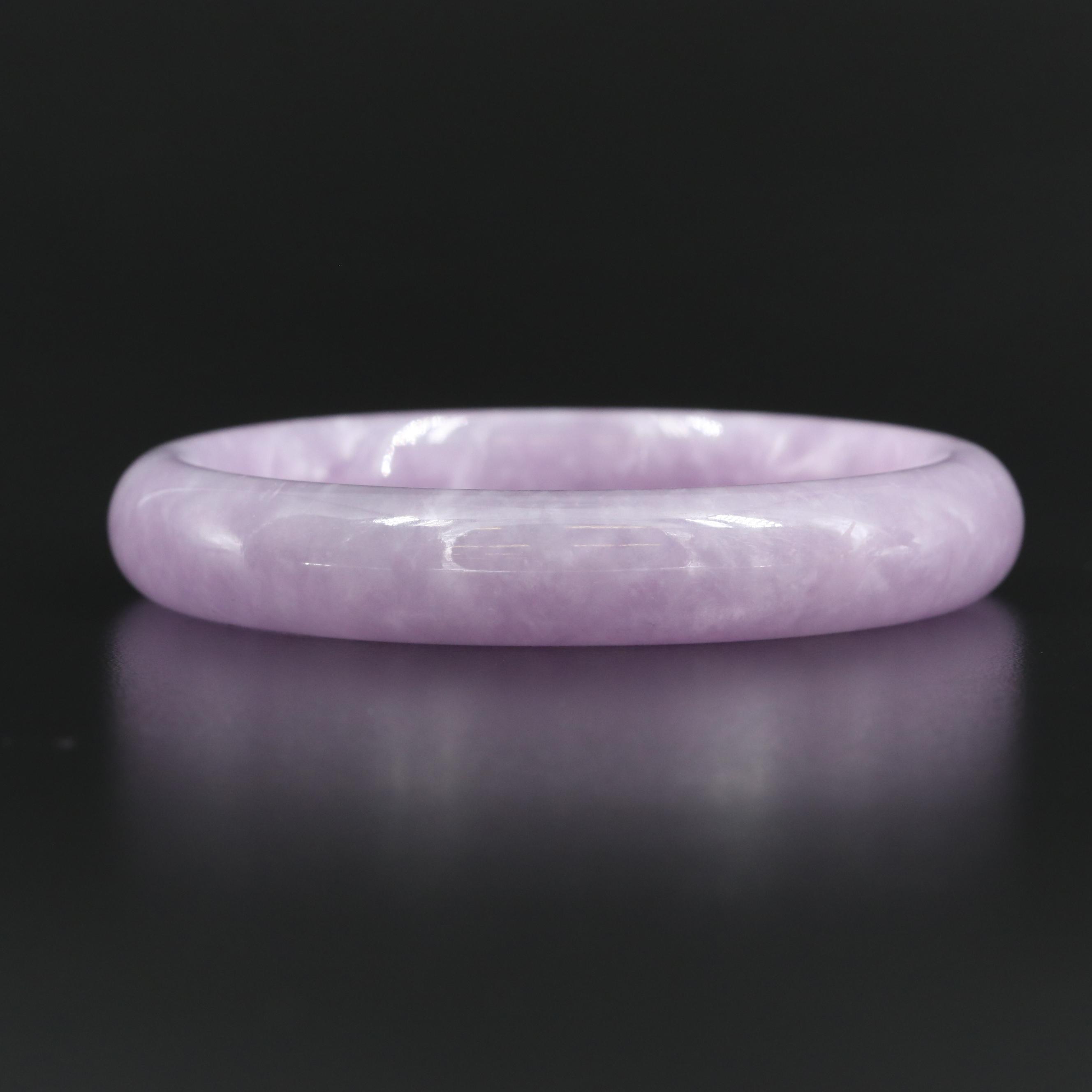 Jadeite Hololith Bangle