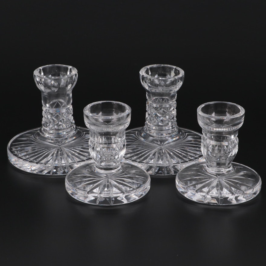 Waterford Crystal "Blarney" and More Single Light Candle Holders