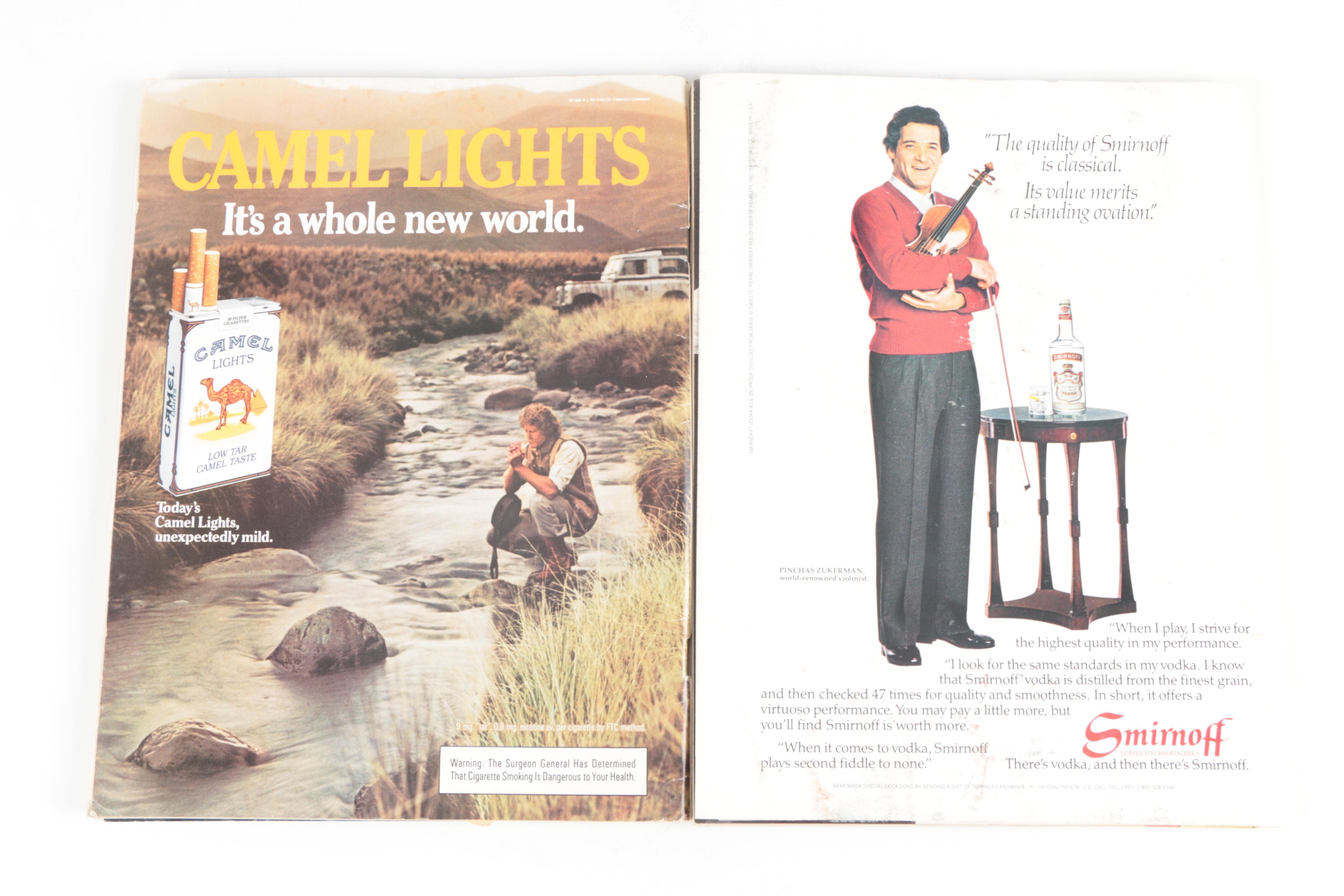 "Playboy" Magazines Featuring Suzanne Somers, Christie Brinkley and Others, 1984