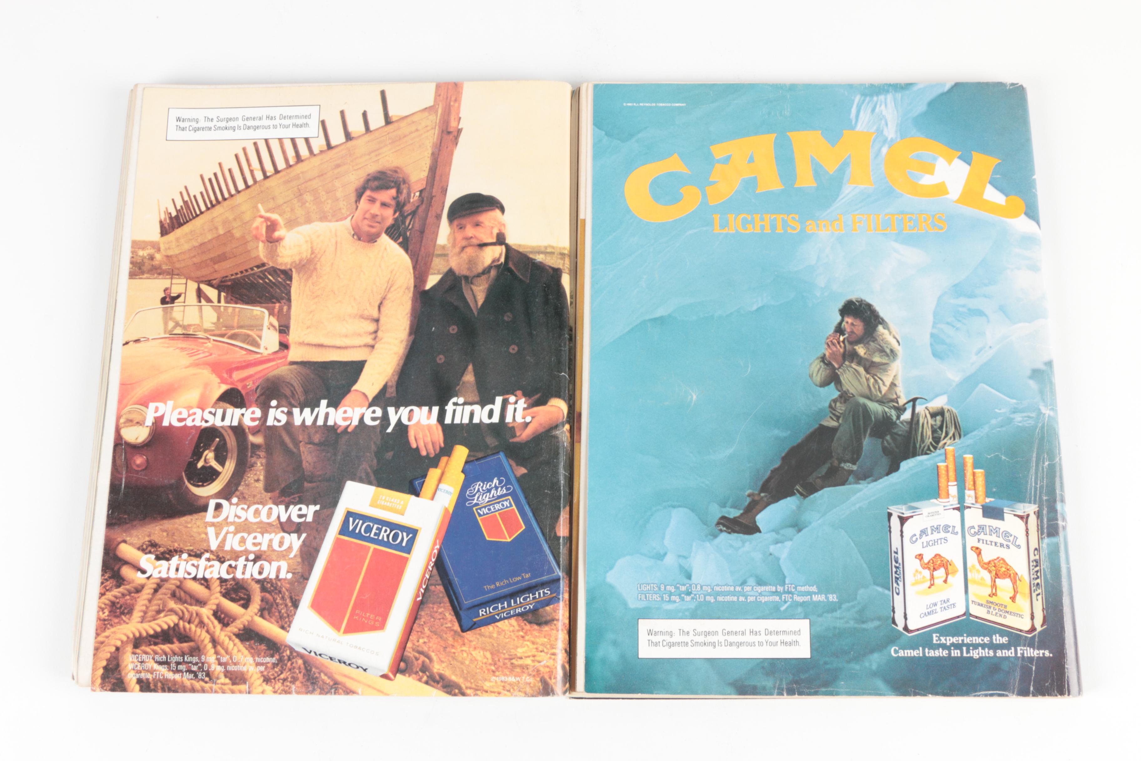 "Playboy" Magazines Featuring Suzanne Somers, Christie Brinkley and Others, 1984