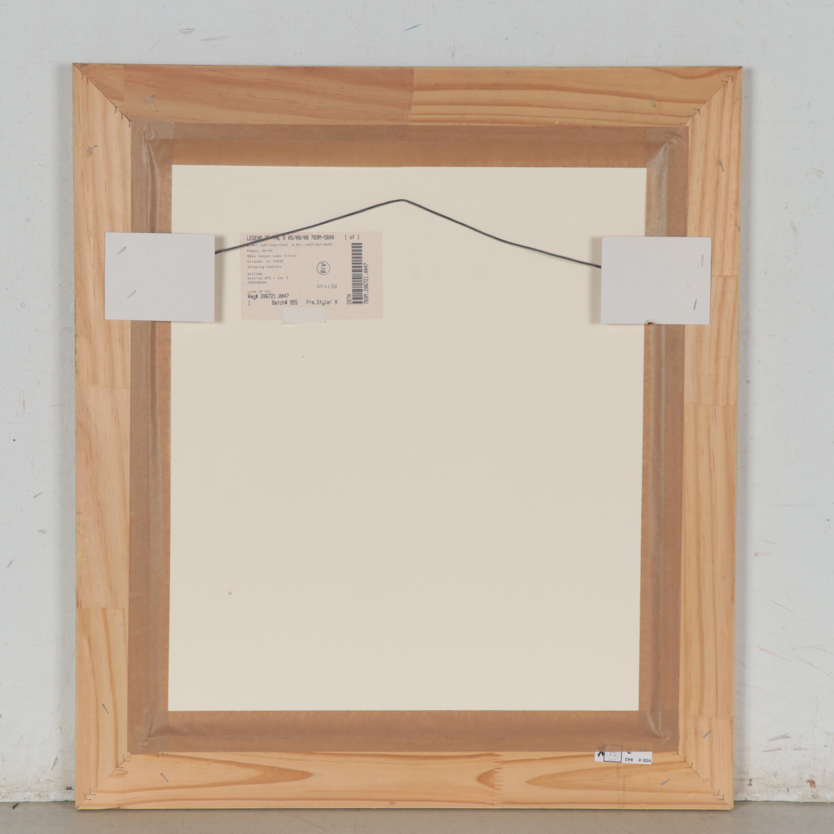 Serigraph After Salvador Dalí "Destino Seventy-Five," 2006