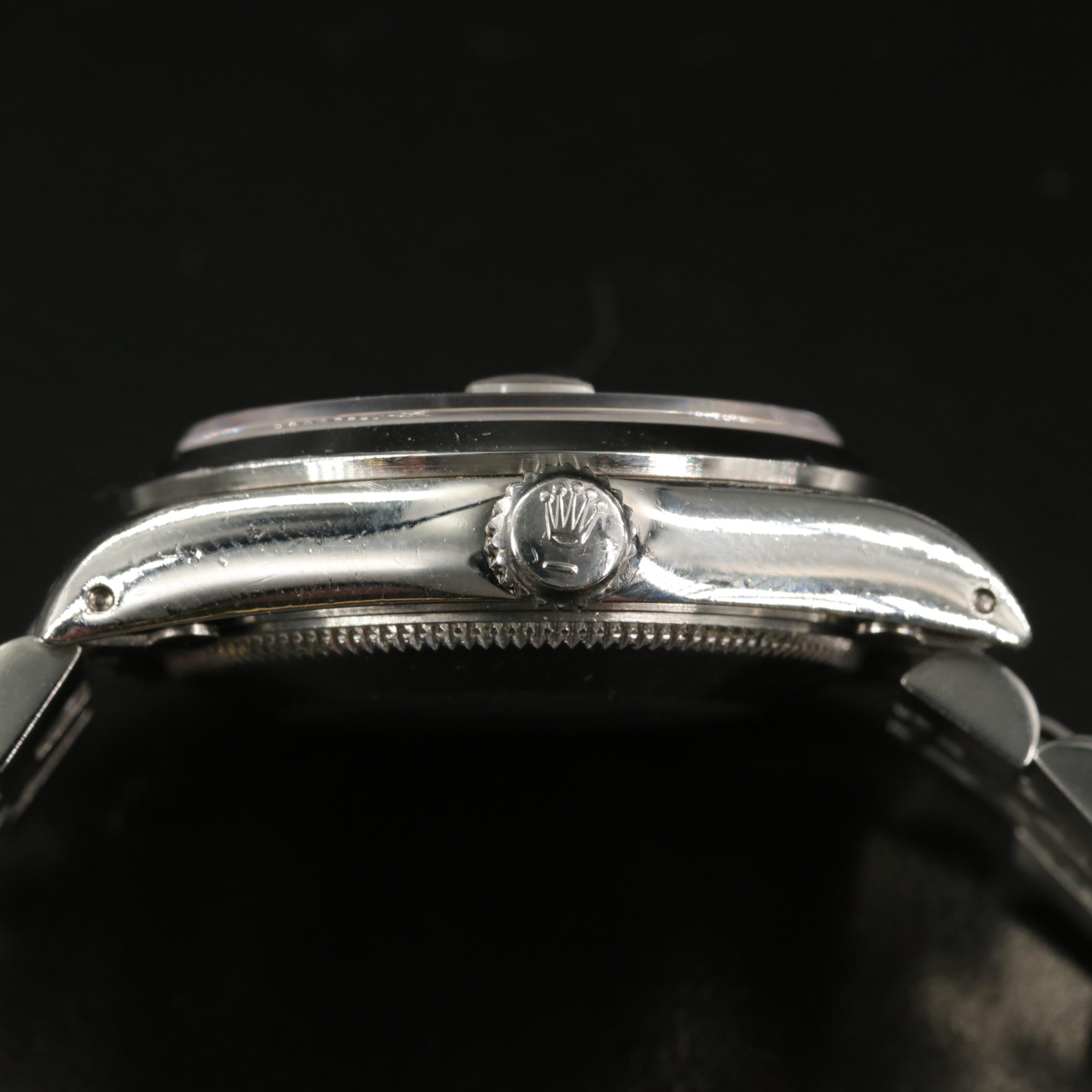 1988 Rolex Datejust Mid-Size 68240 Stainless Steel Automatic Watch