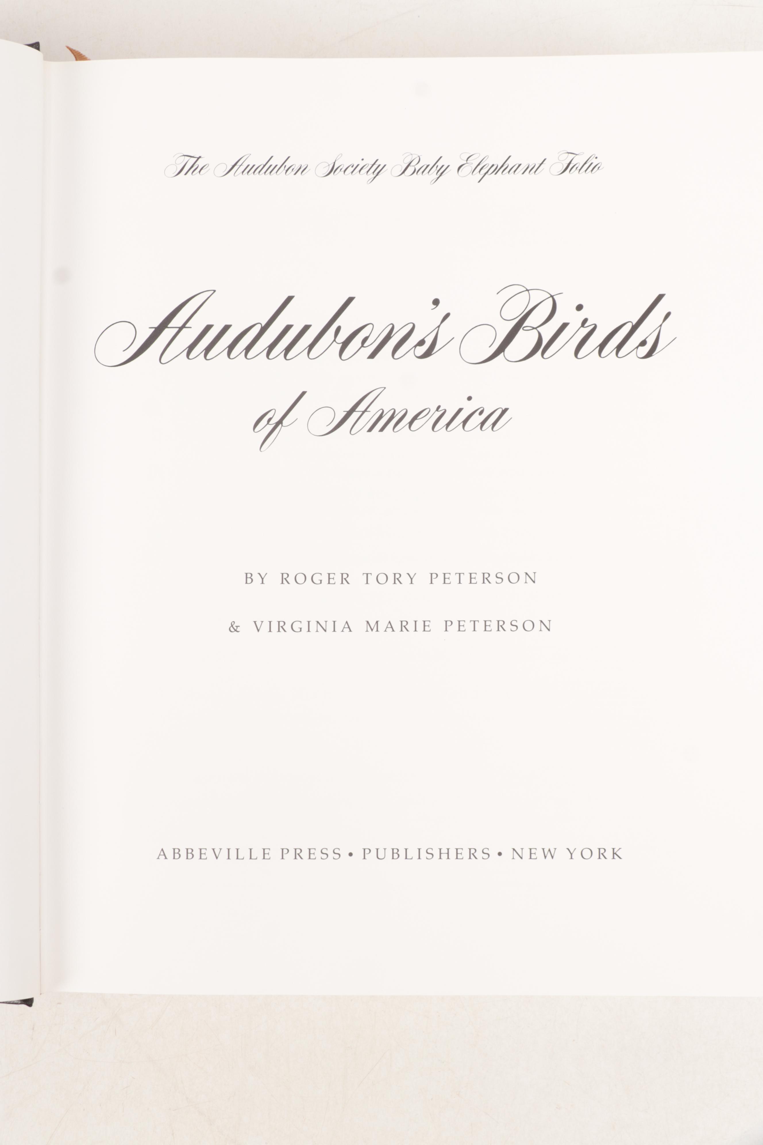 "Audubon's Birds of America" by Roger Tory Peterson and Virginia Peterson