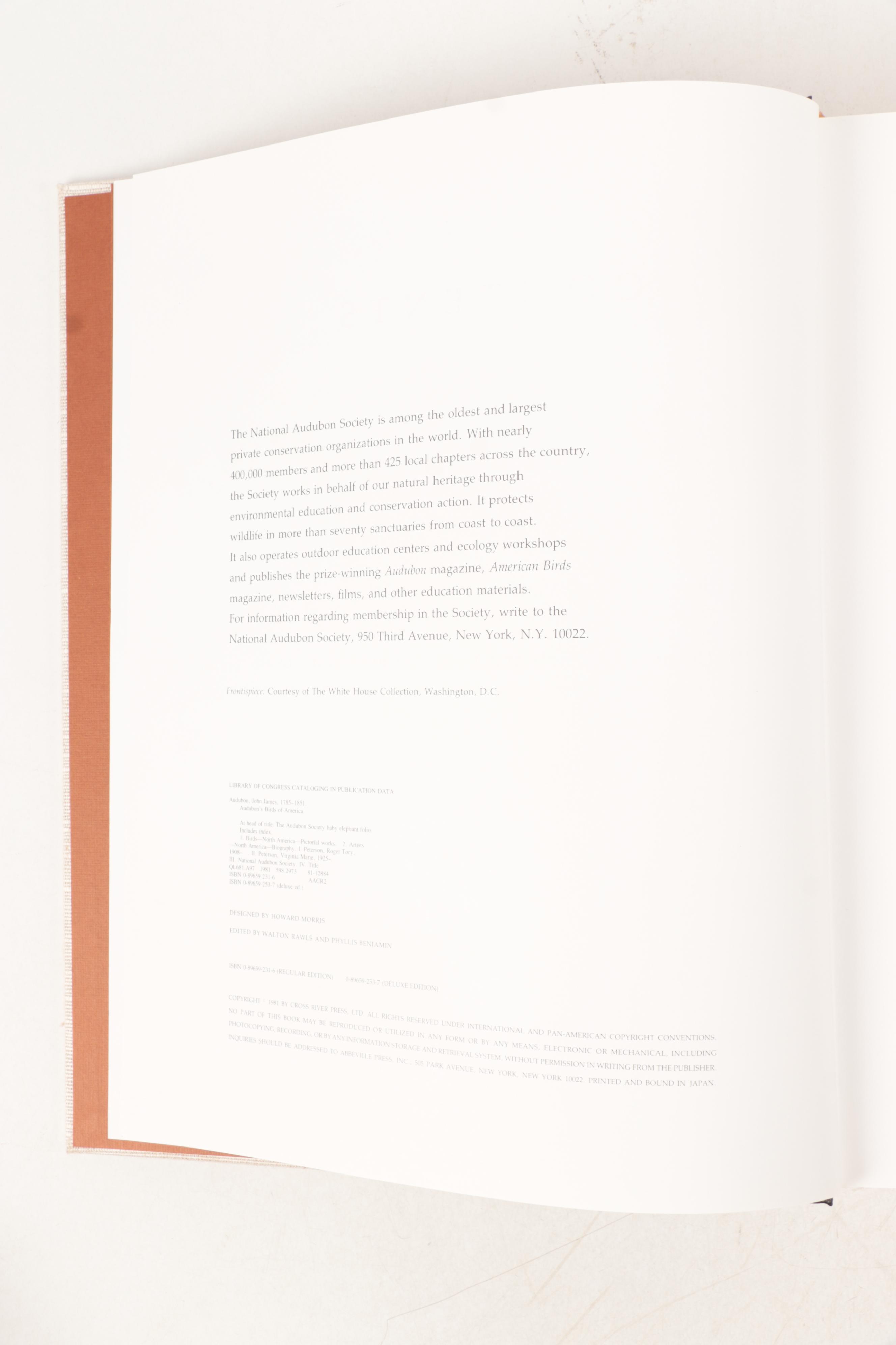 "Audubon's Birds of America" by Roger Tory Peterson and Virginia Peterson