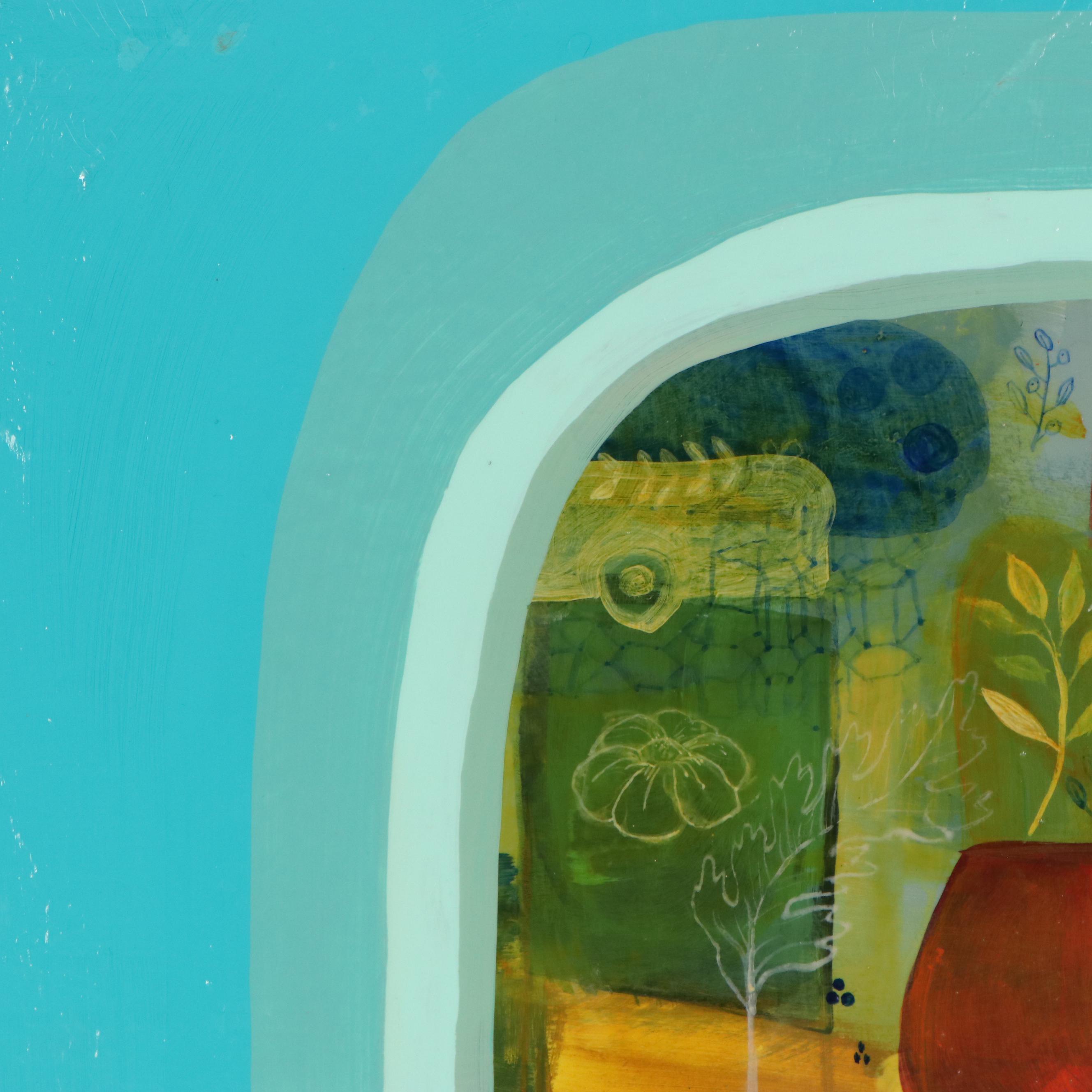 Lindsay D. Nehls Acrylic Painting "Sap Green," 2021