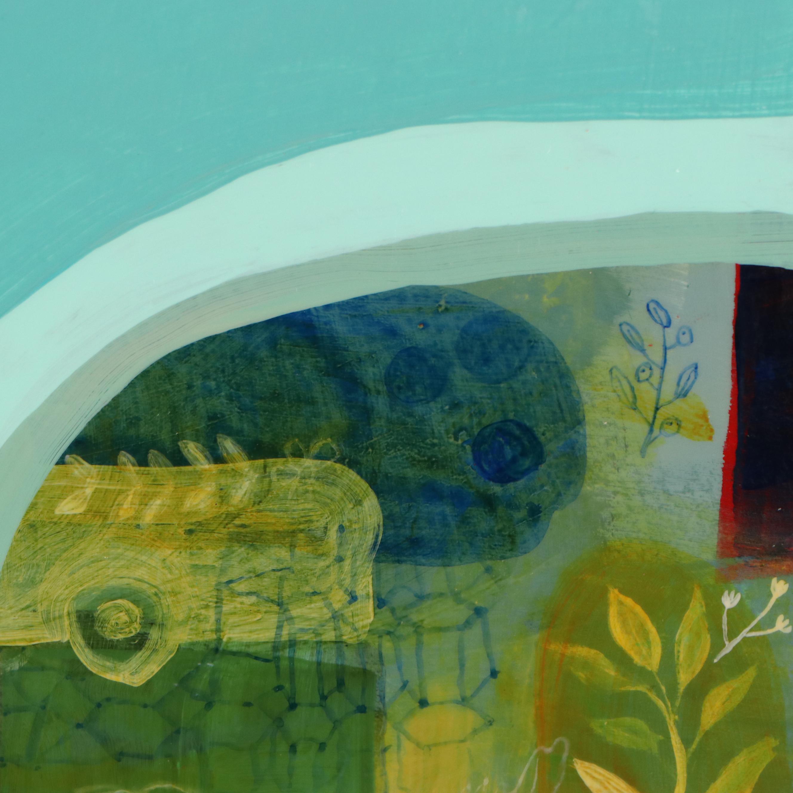 Lindsay D. Nehls Acrylic Painting "Sap Green," 2021