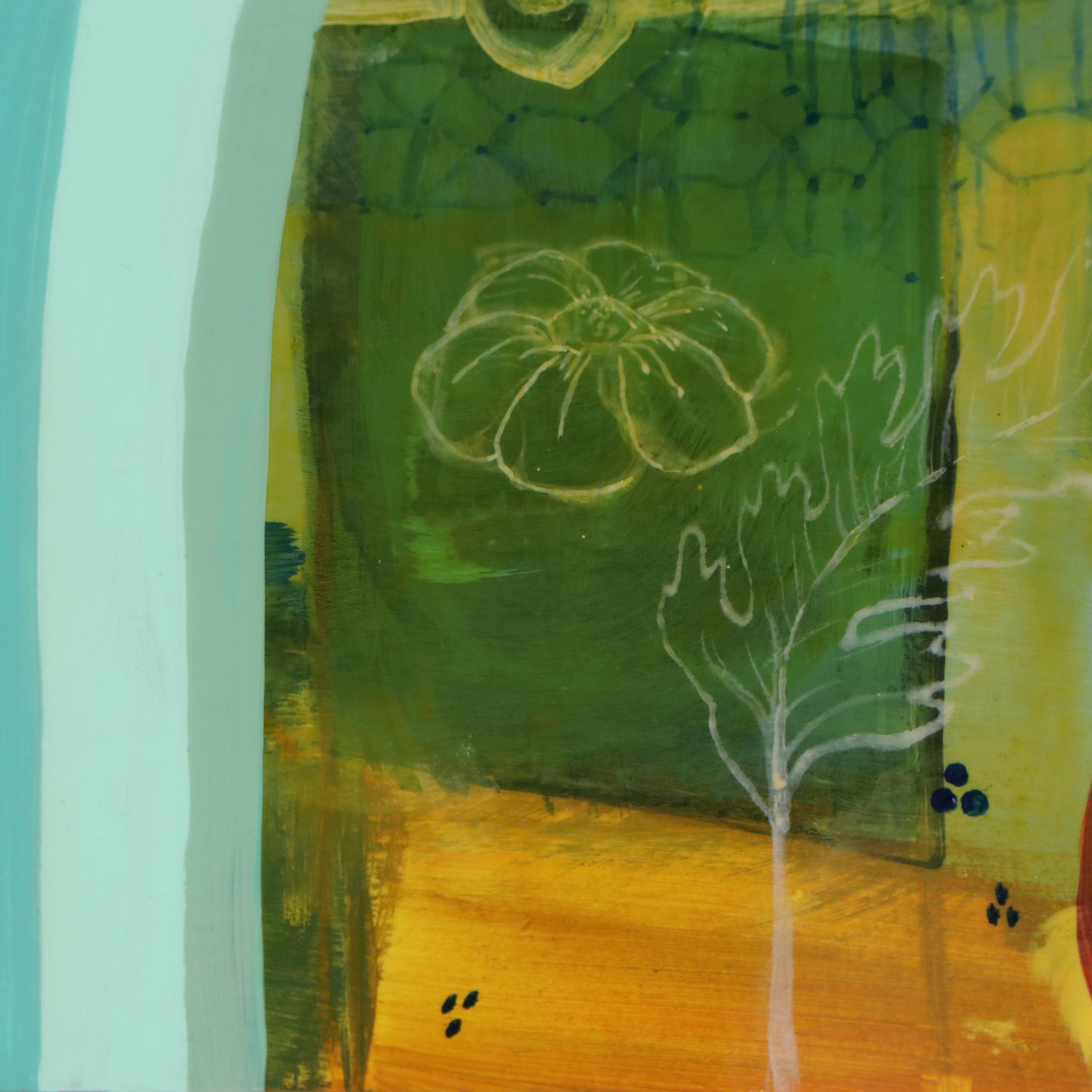 Lindsay D. Nehls Acrylic Painting "Sap Green," 2021