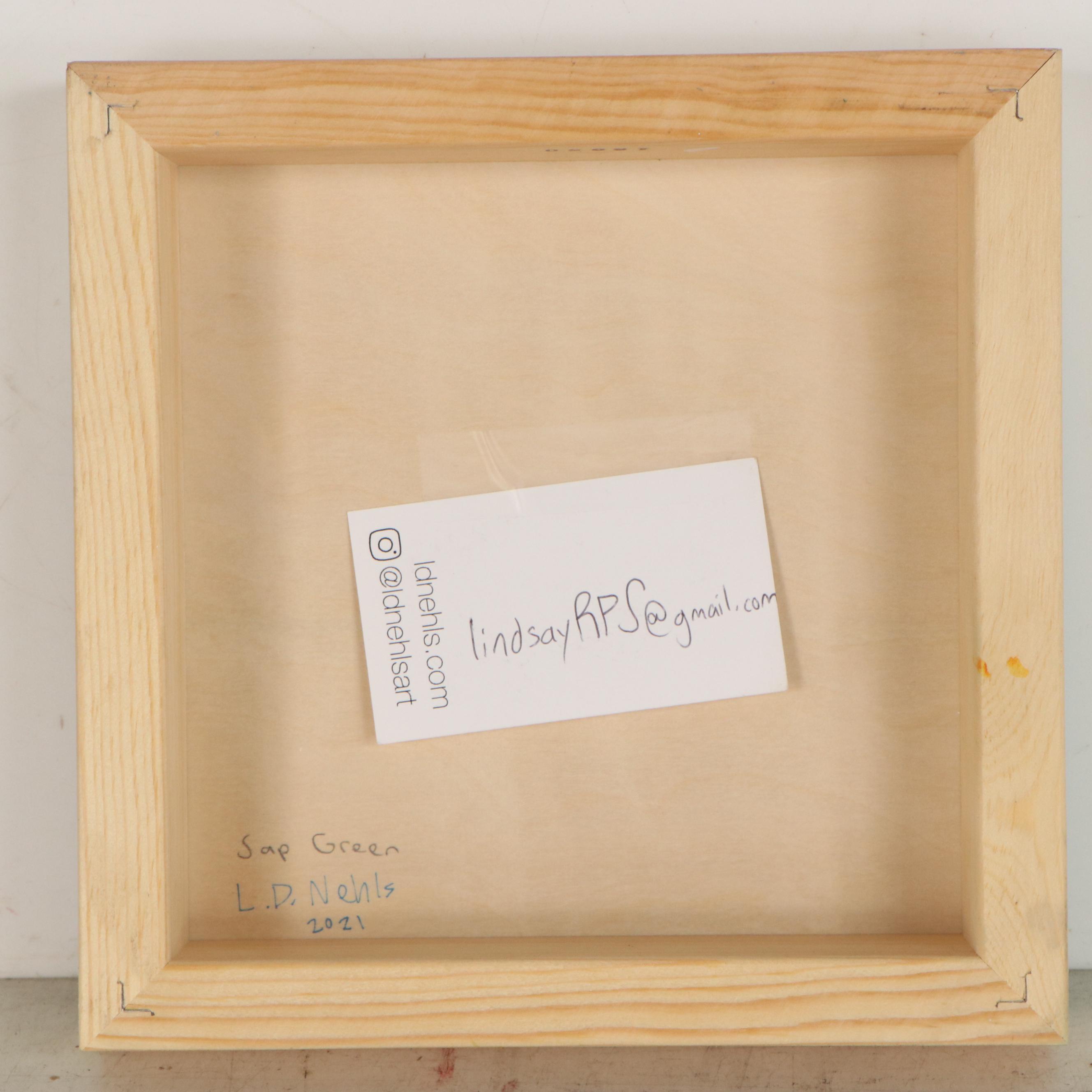 Lindsay D. Nehls Acrylic Painting "Sap Green," 2021