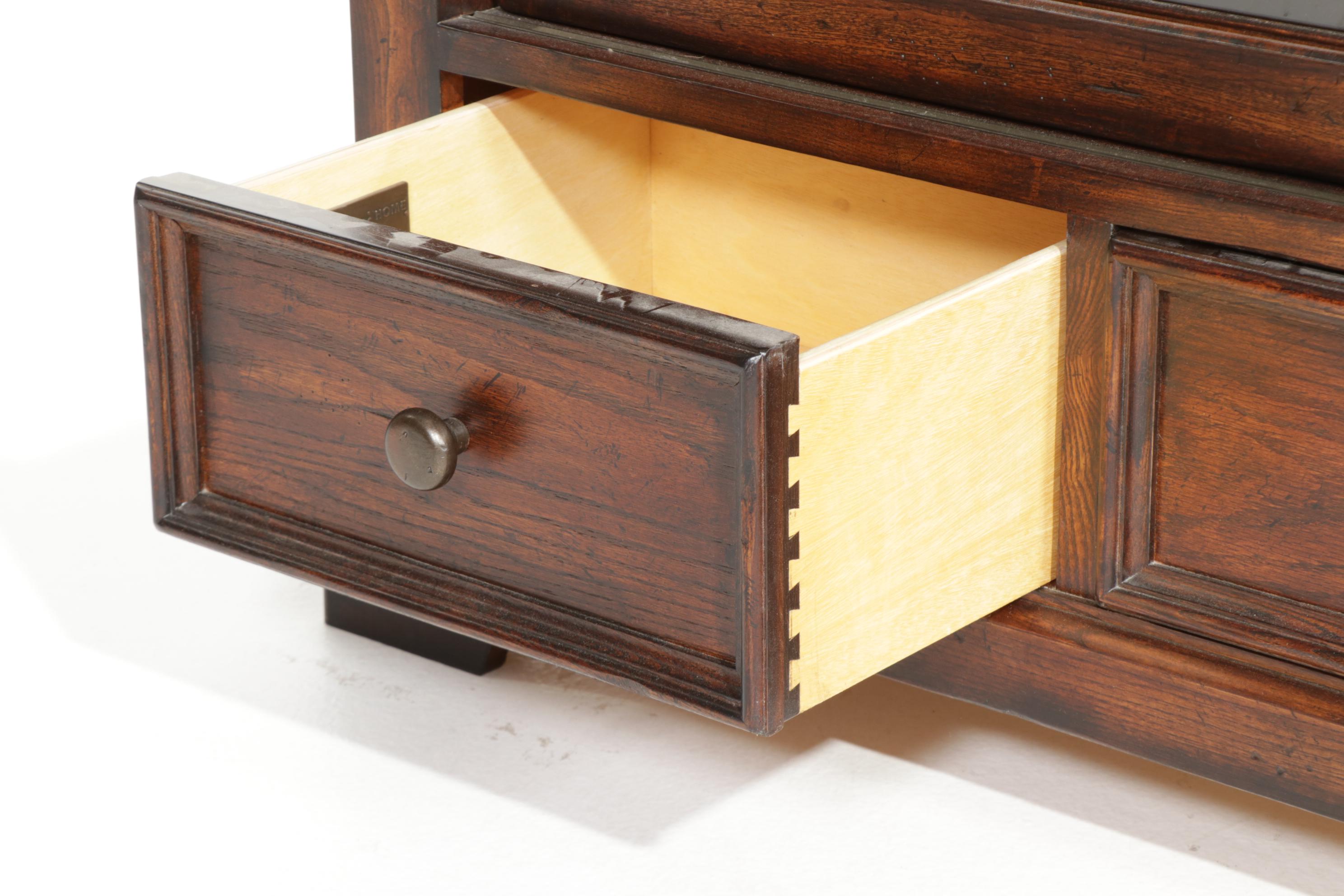 Lane Furniture for Eddie Bauer Home Sliding Door Display Cabinet