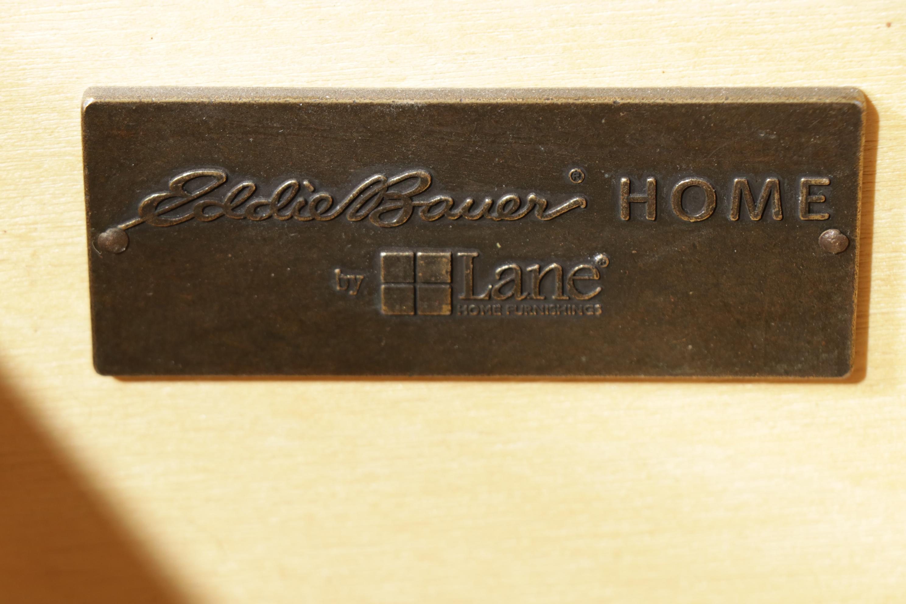 Lane Furniture for Eddie Bauer Home Sliding Door Display Cabinet